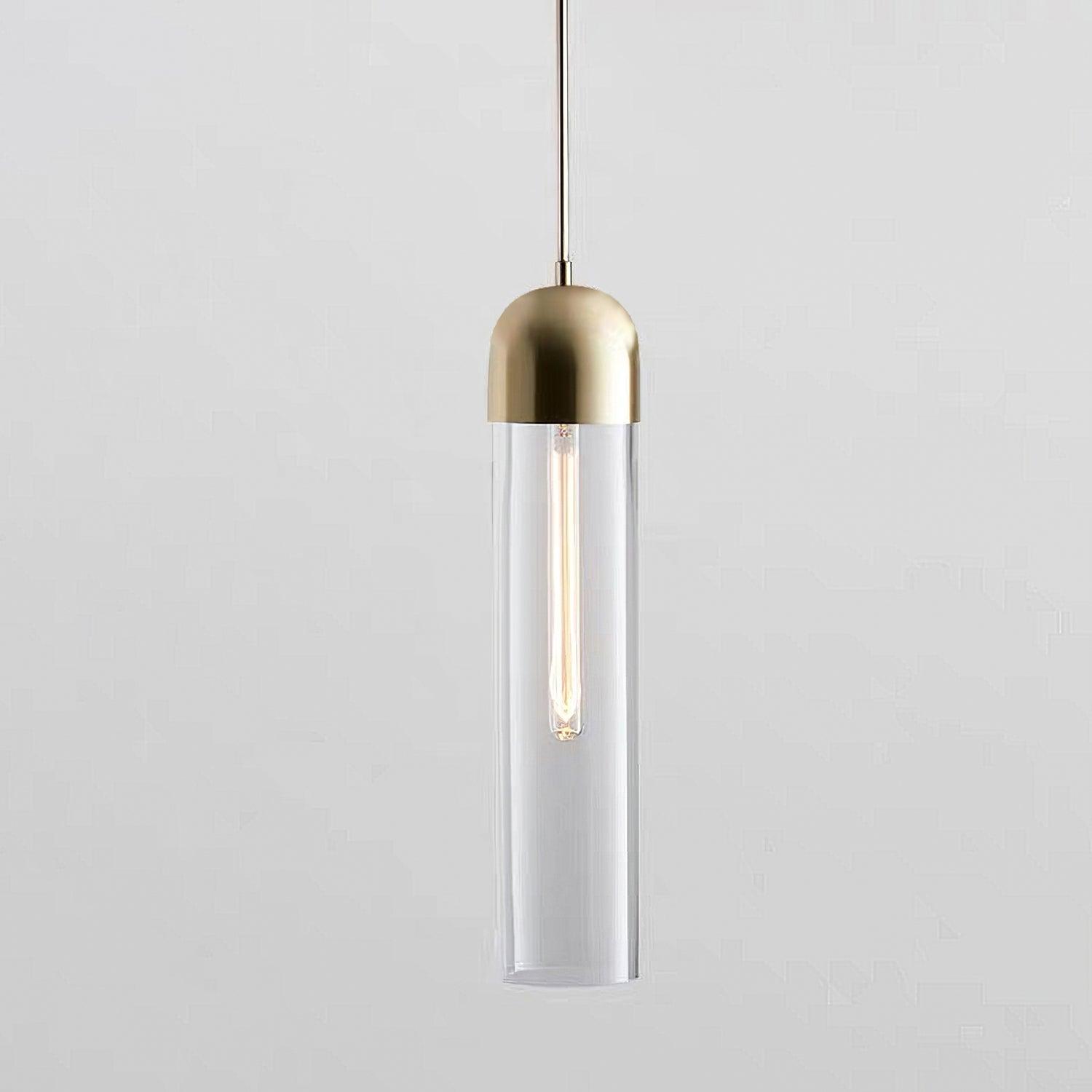 Glass Cylindrical Shape Pendant Light - Letslighting