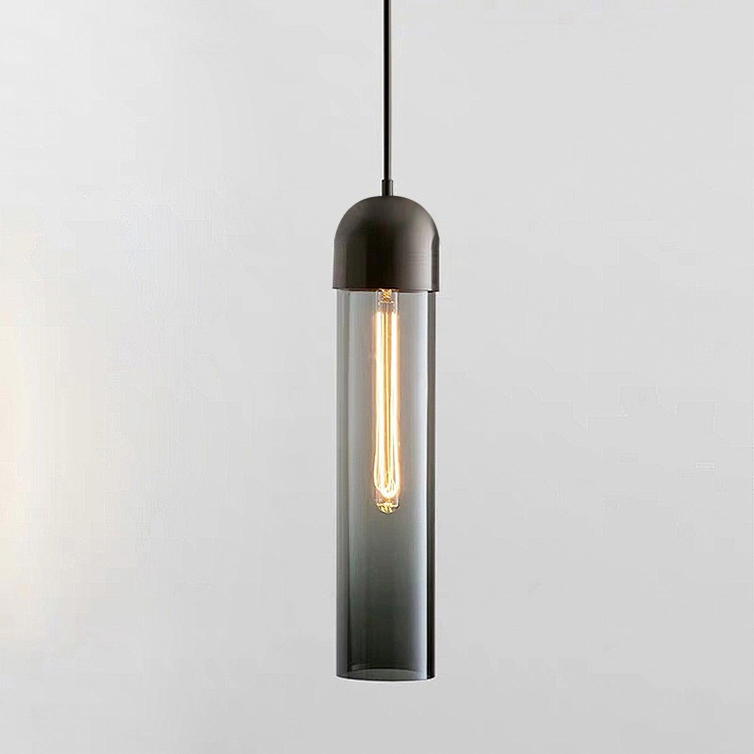 Glass Cylindrical Shape Pendant Light - Letslighting