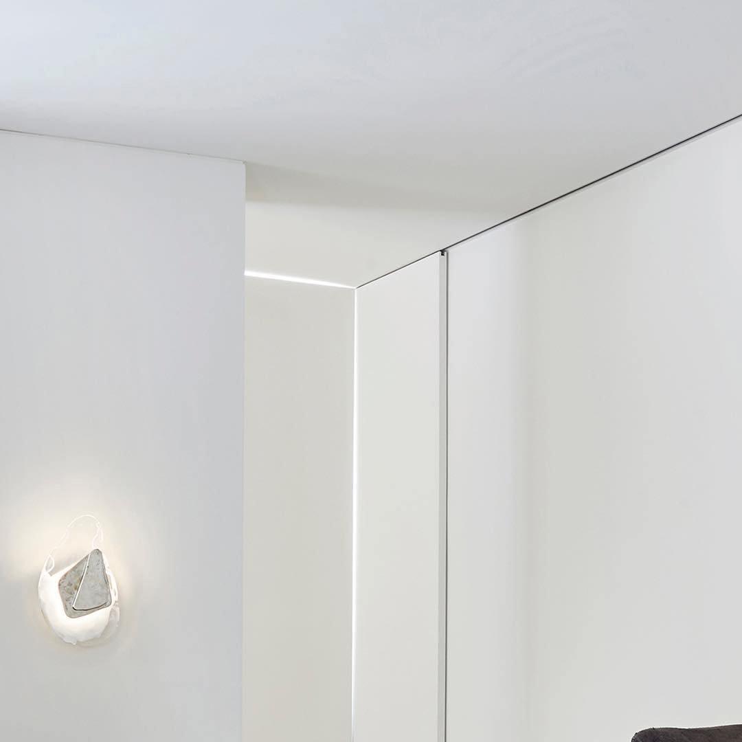 Valentina Lámpara de Pared de Vidrio Negro Artística