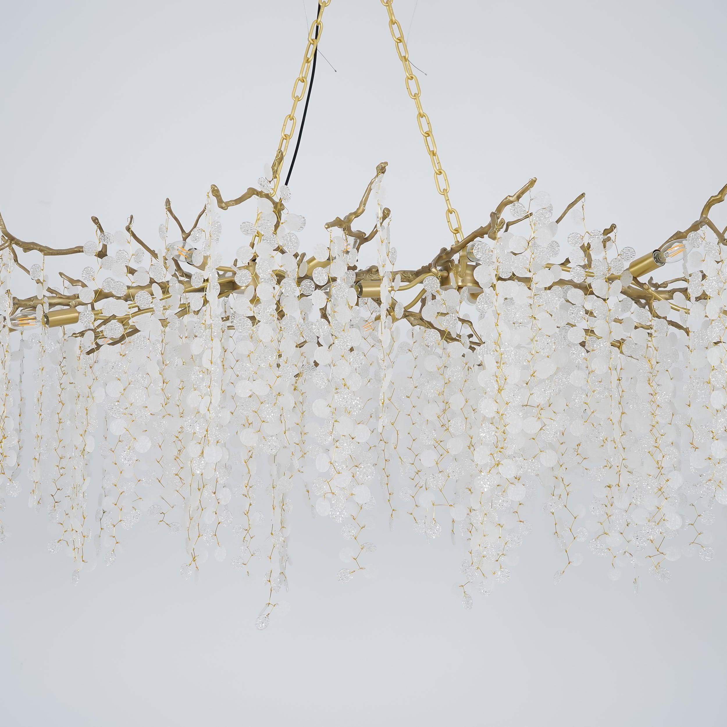 Shiro Noda Crystal Chandelier - Letslighting
