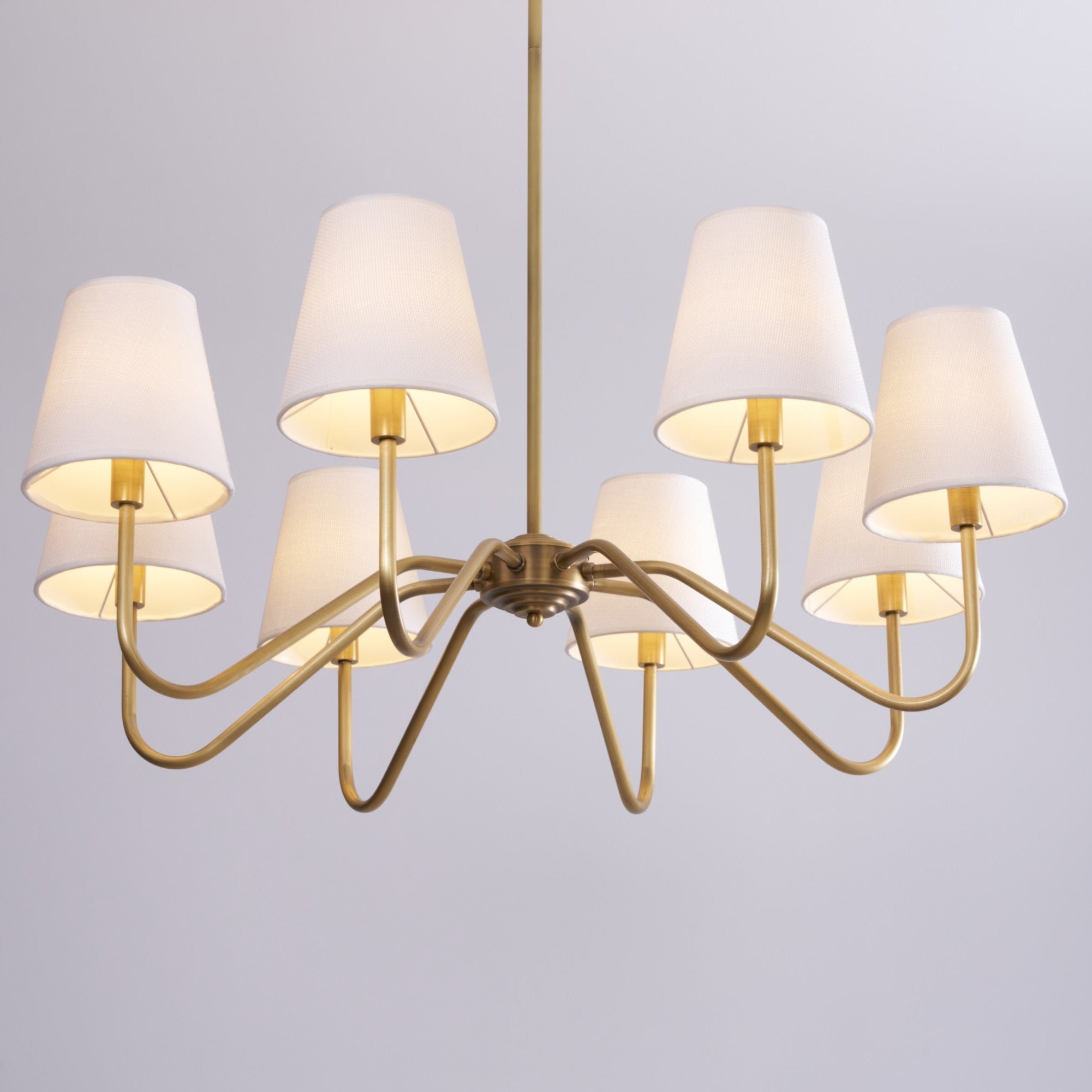 Opaluxe Brass Chandelier - Letslighting