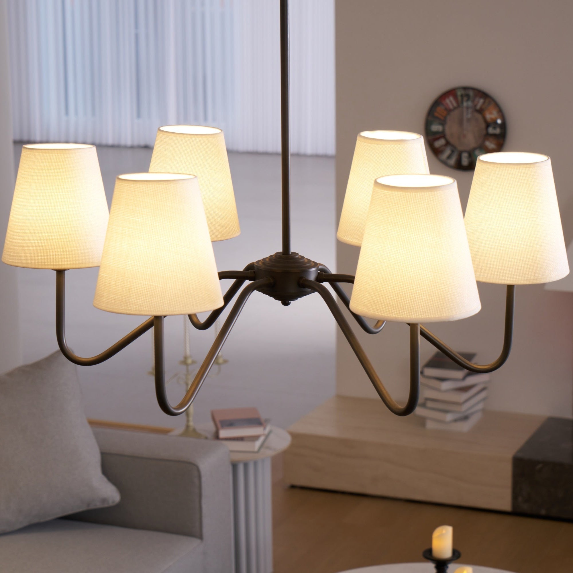 Lumos Black Chandelier - Letslighting