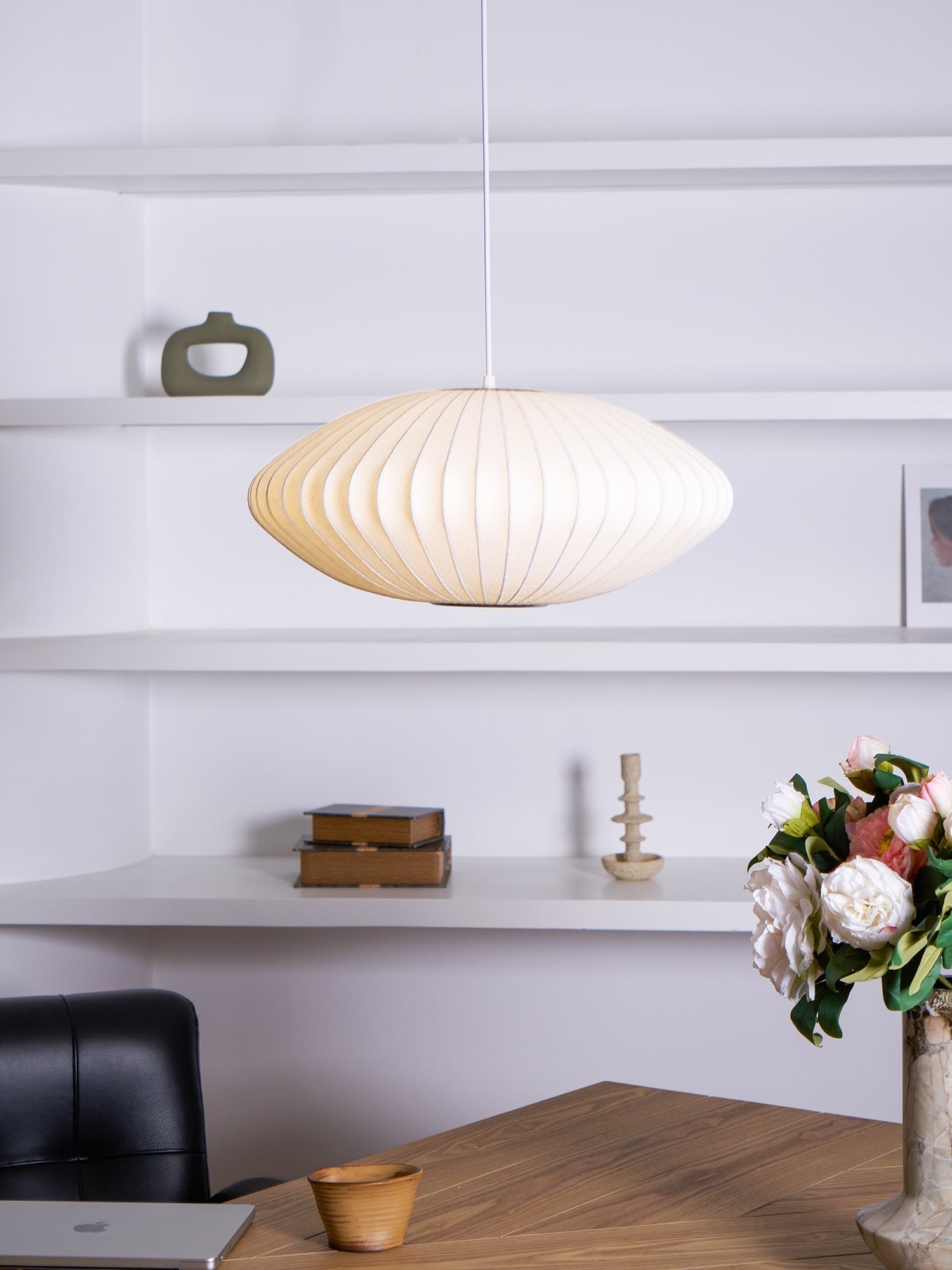 Bubble Mulberry Silk Pendant Lamp - Letslighting