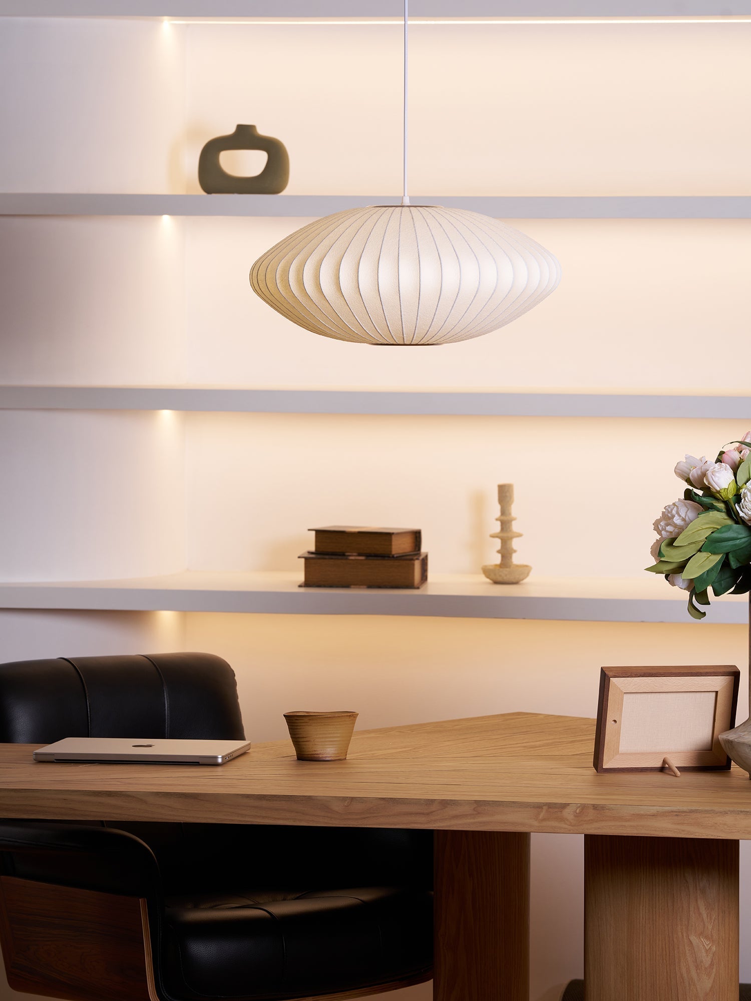 Bubble Mulberry Silk Pendant Lamp - Letslighting