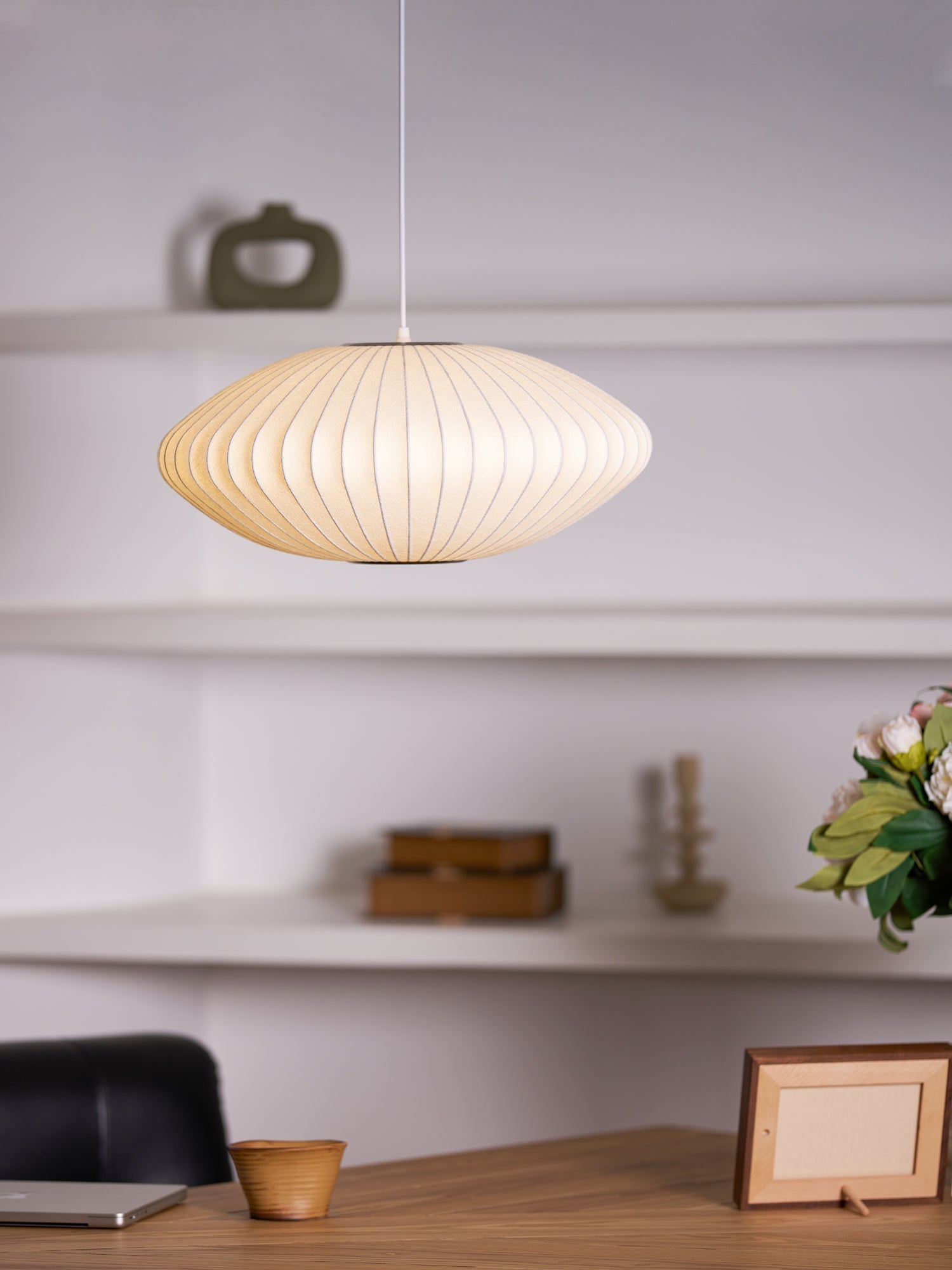 Bubble Mulberry Silk Pendant Lamp - Letslighting