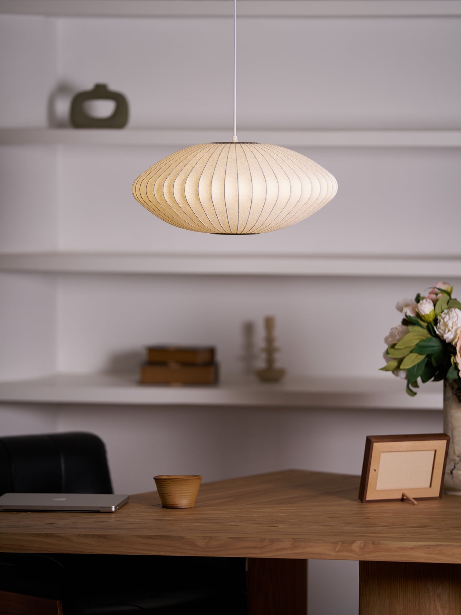 Bubble Mulberry Silk Pendant Lamp - Letslighting
