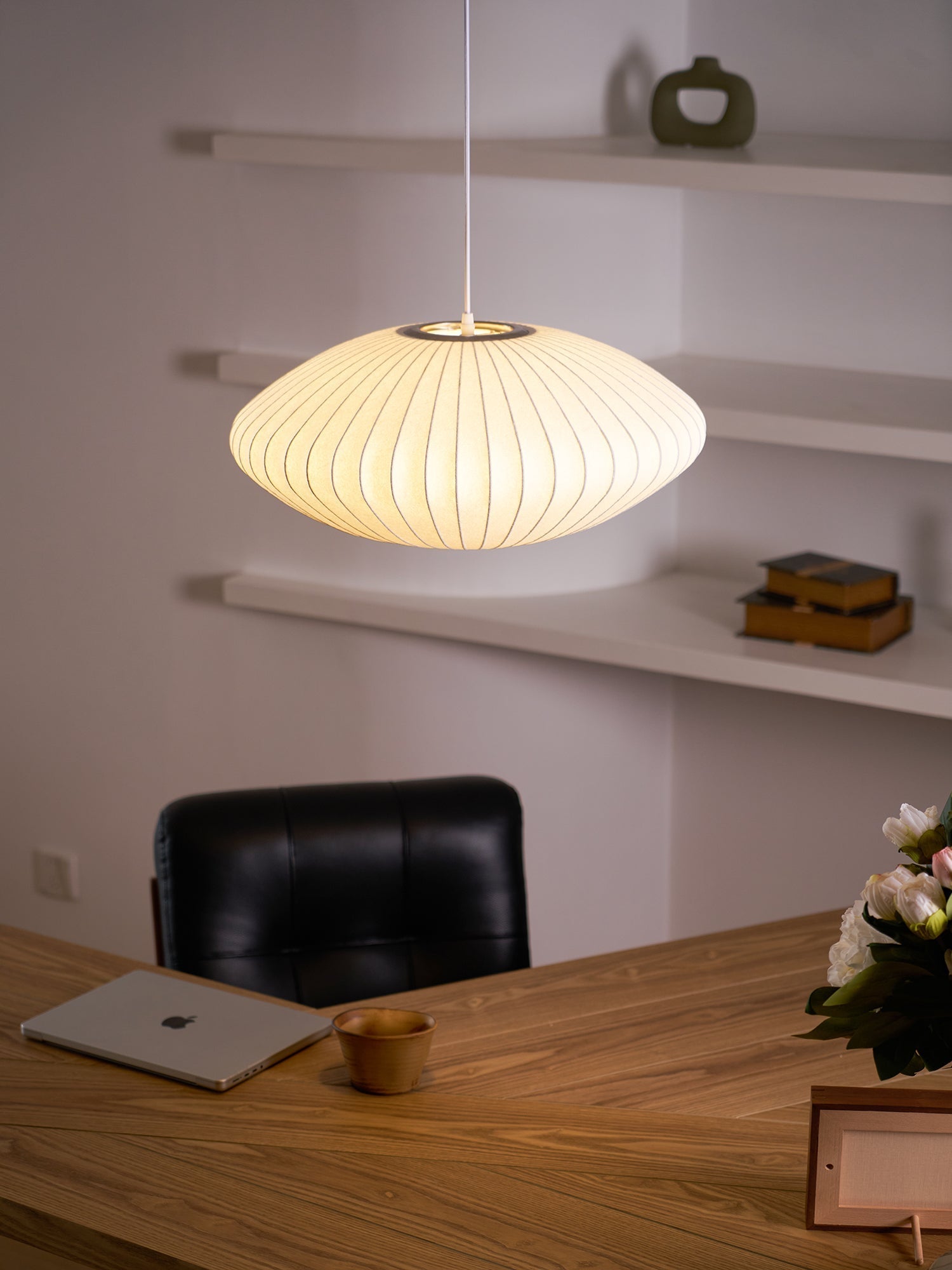 Bubble Mulberry Silk Pendant Lamp - Letslighting