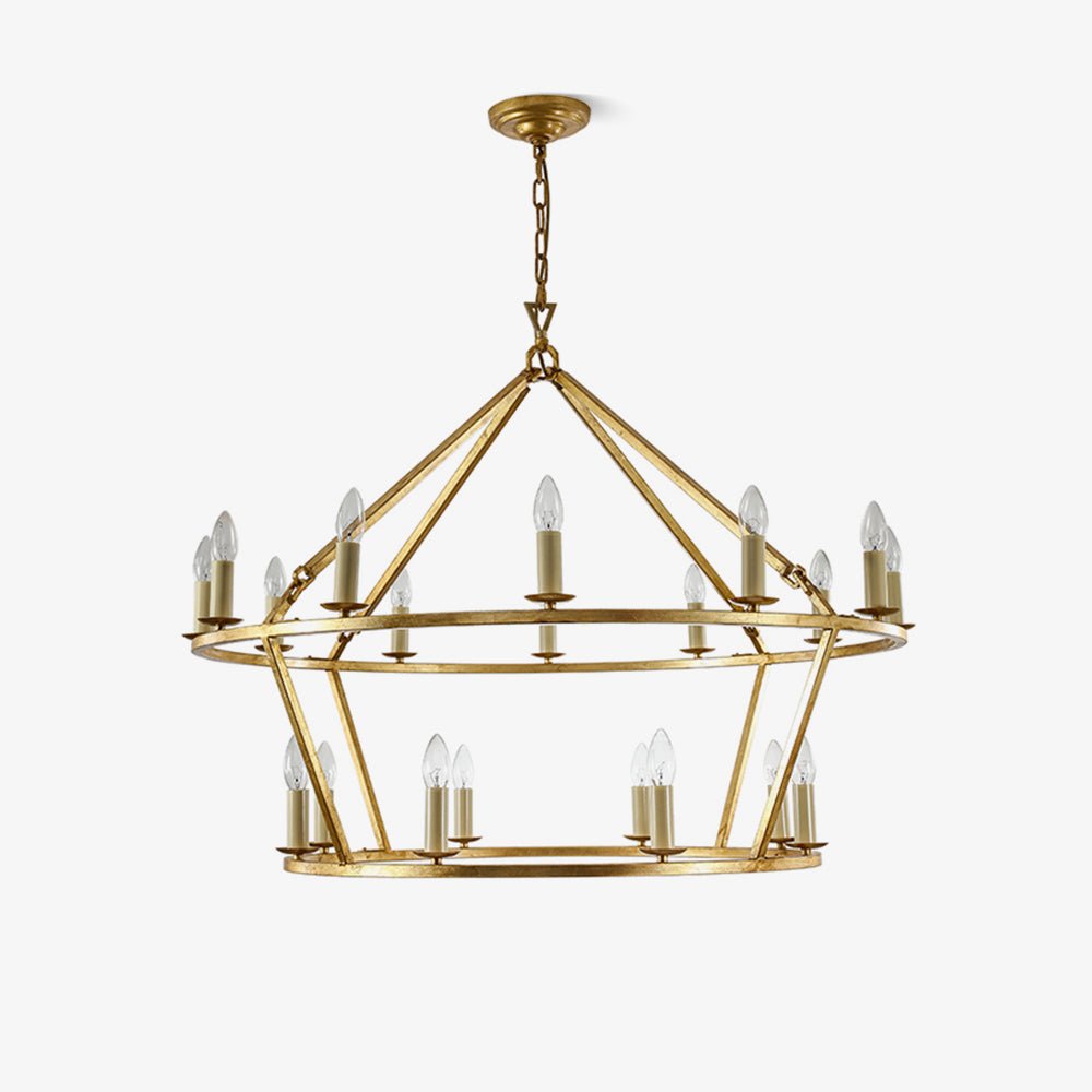 Ivzorarae Sculptural Metal Chandelier - Letslighting