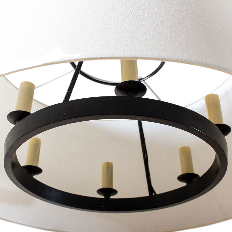 Wink Modern Minimalist Brass Fabric Pendant Lamp - Lamp Copper