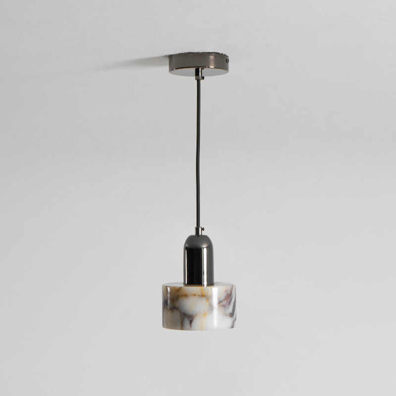 Flair Modern Minimalist Marble Metal Pendant Lamp - Lamp Copper