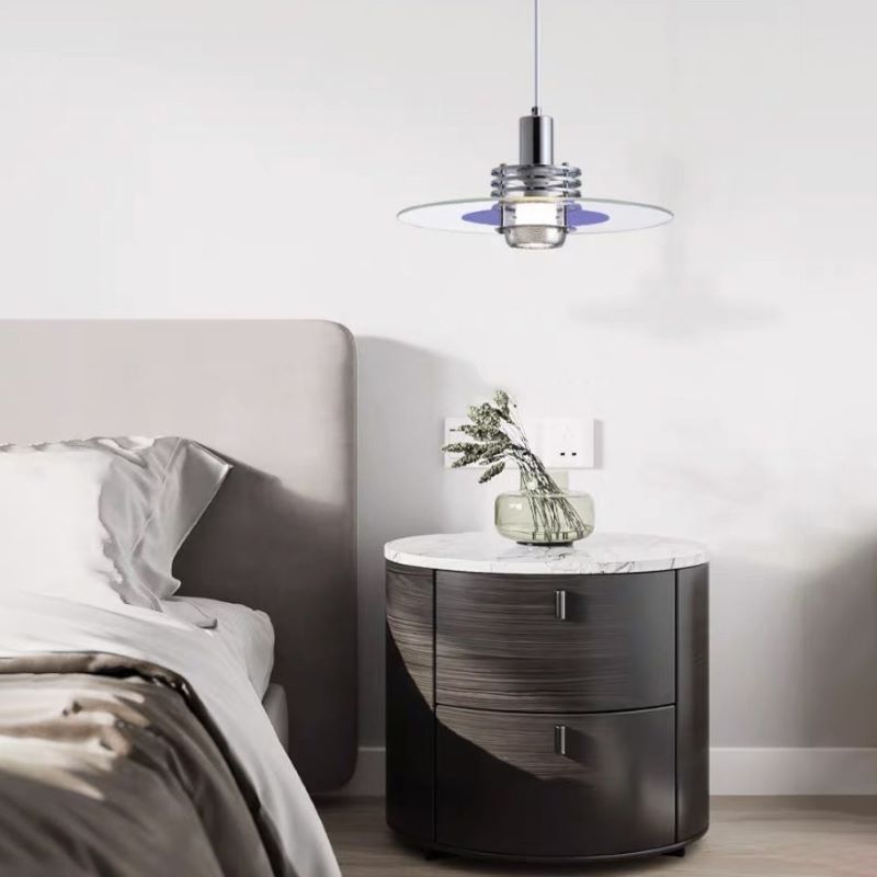 Valentina Minimalista LED Lámpara colgante Metal/Vidrio/Acrílico Dormitorio