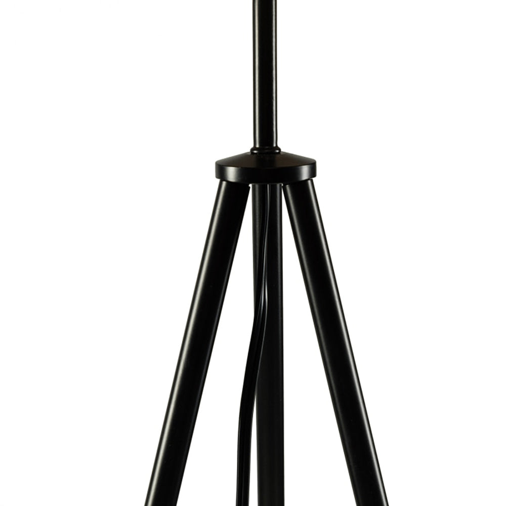 Mira Moderna Diseño Metal/Rota LED Lámpara de Pie Madera