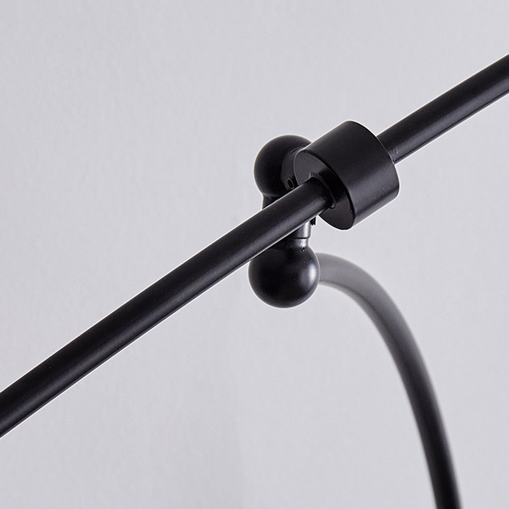 Arisha Moderna Minimalista Diseño Lámpara Colgante Metal Negra