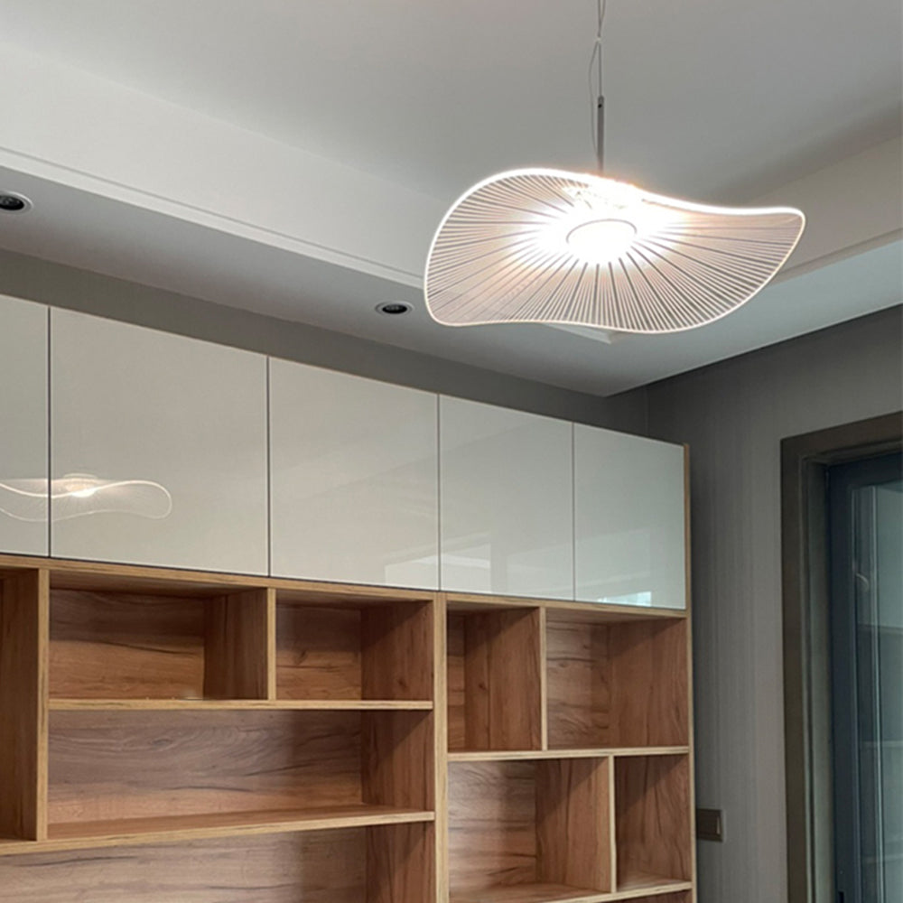 Arisha Moderna Diseño Minimalista Metal Lámpara Colgante Blanca