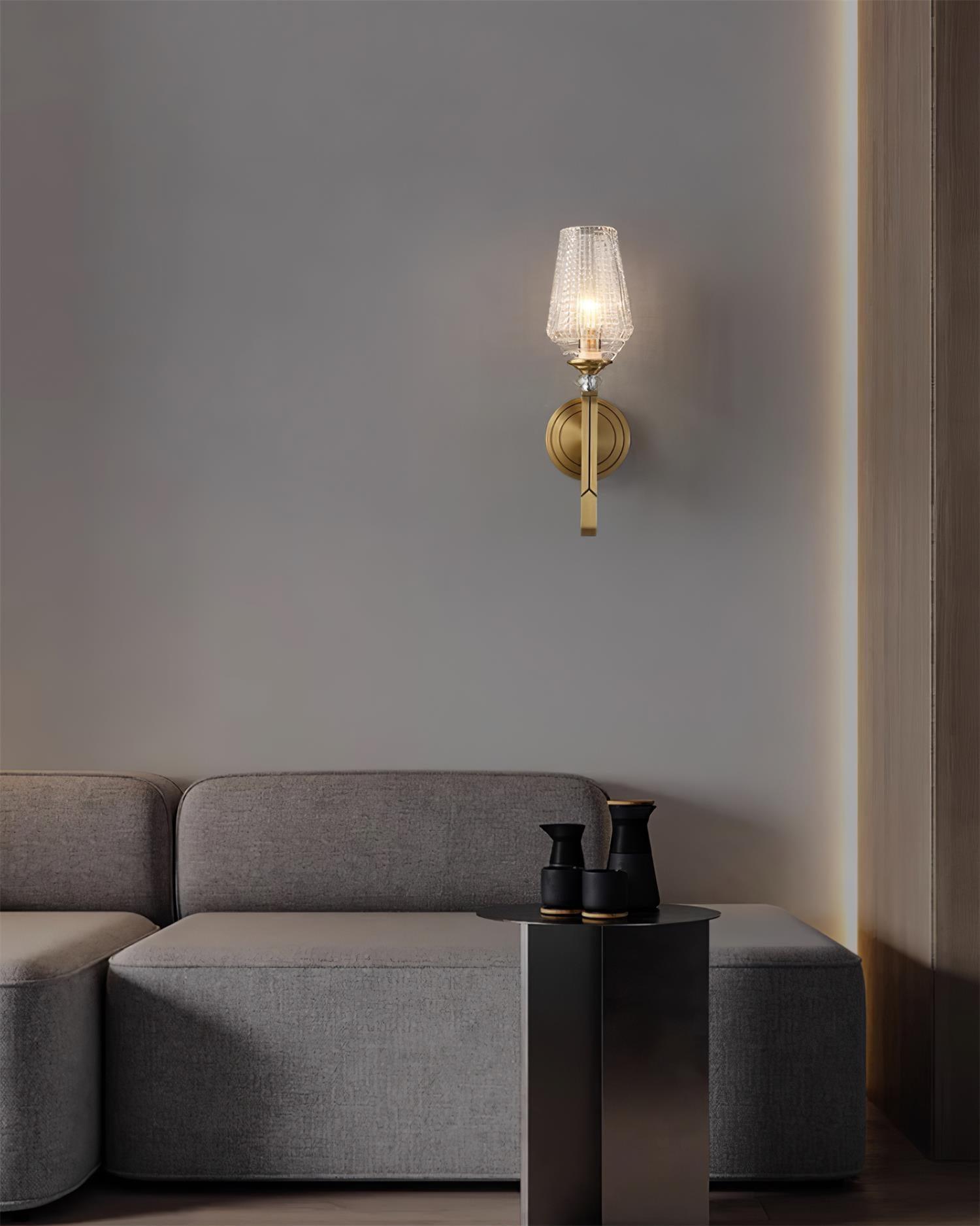 Devora Brass Wall Lamp - Letslighting
