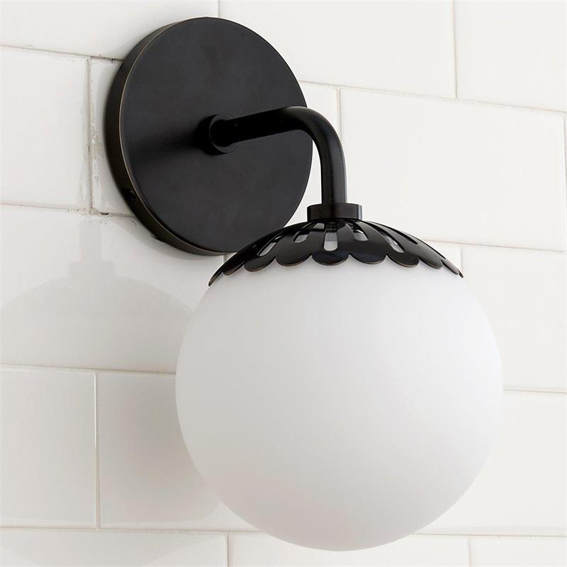 Valentina Lámpara de Pared de Vidrio Globo