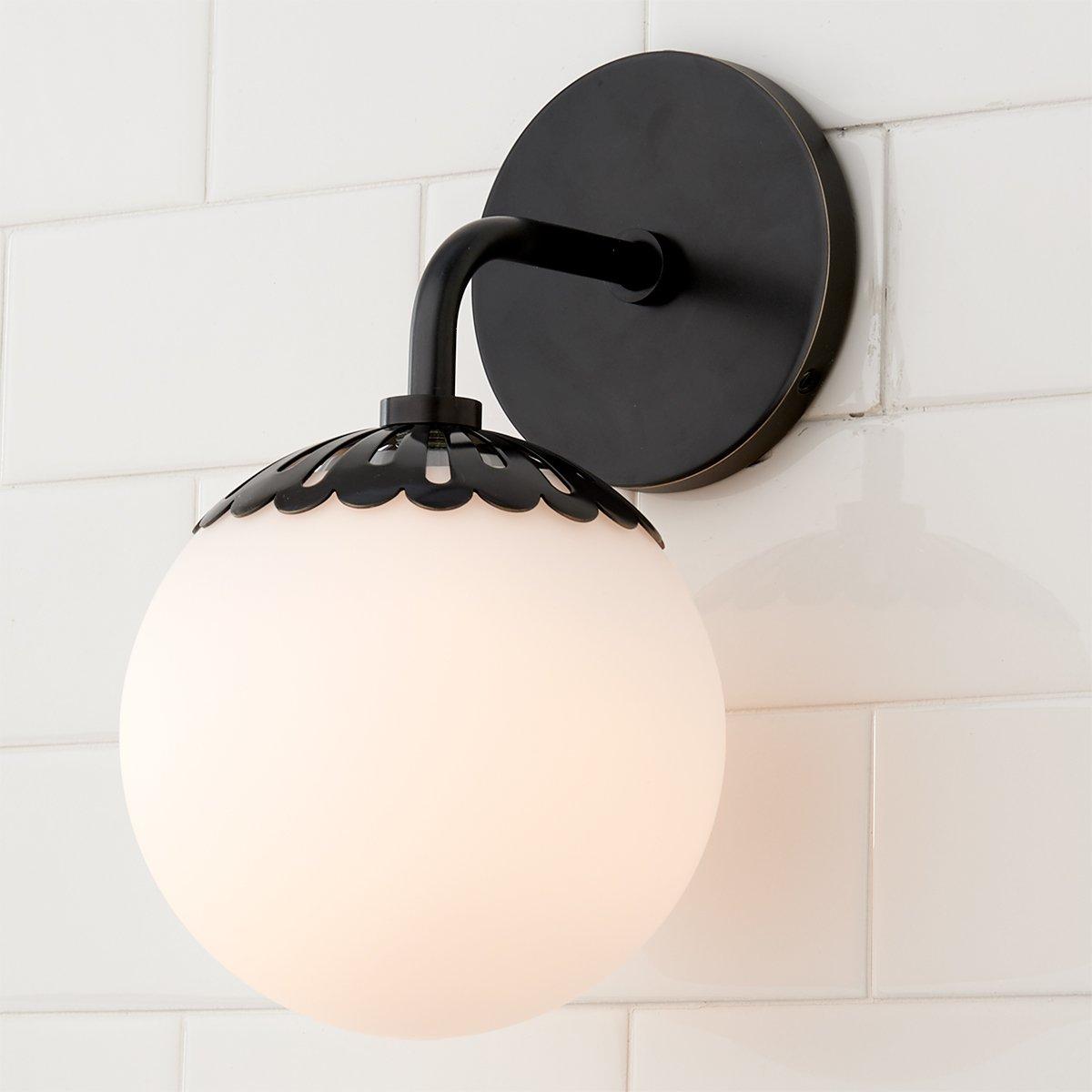 Valentina Lámpara de Pared de Vidrio Globo