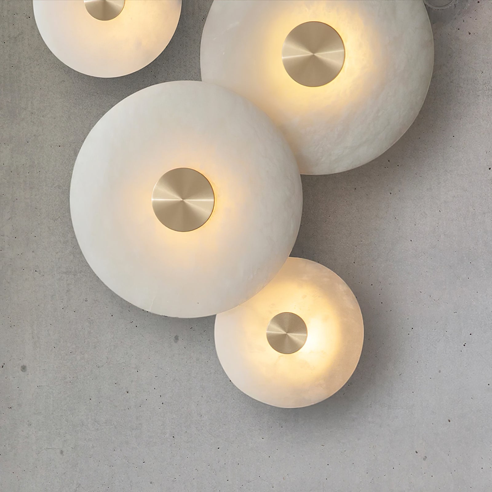 Selina Minimalist Alabaster Ceiling Light - Letslighting