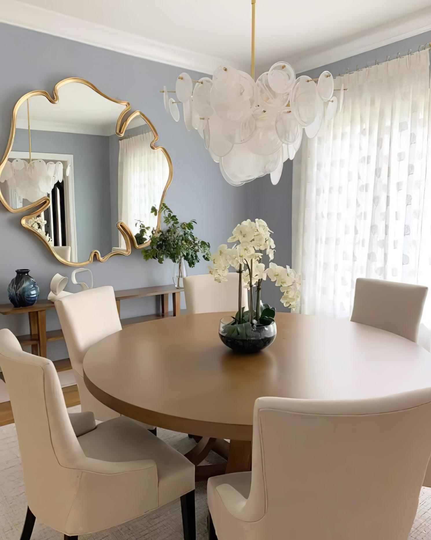 Olvynis Postmodern Luxury Discs Brass Glass Metal Chandelier - Letslighting