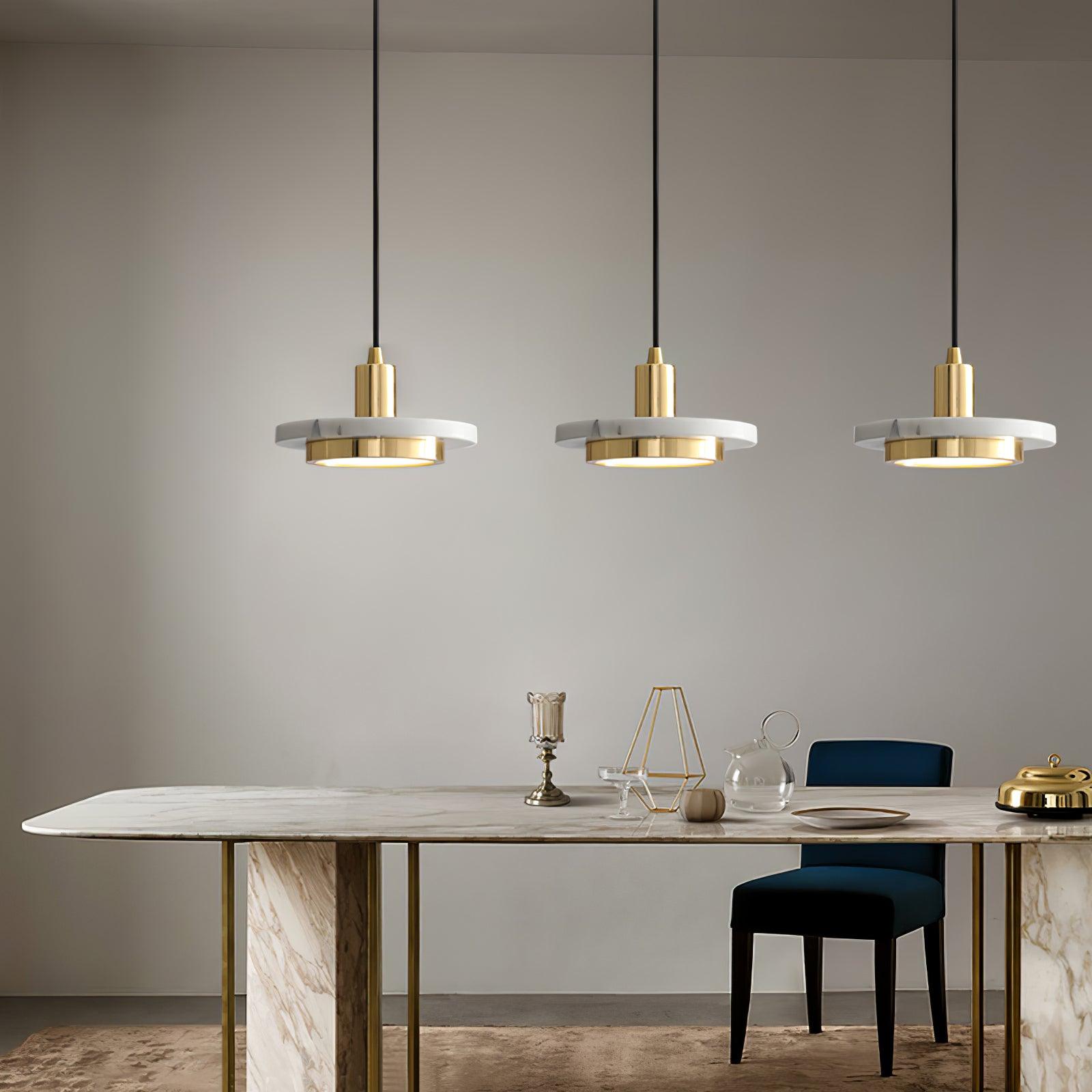 Double Circle Pendant Light - Letslighting