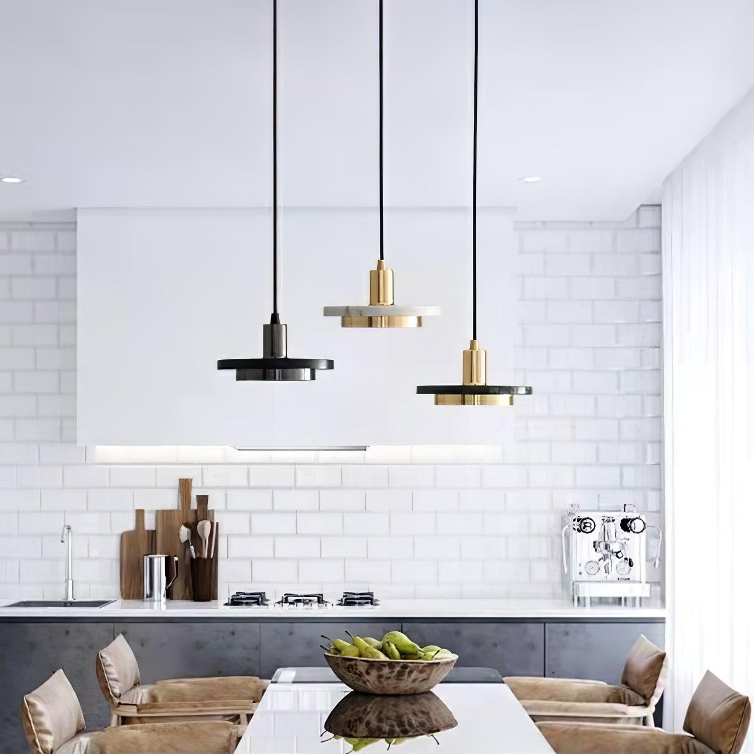 Double Circle Pendant Light - Letslighting