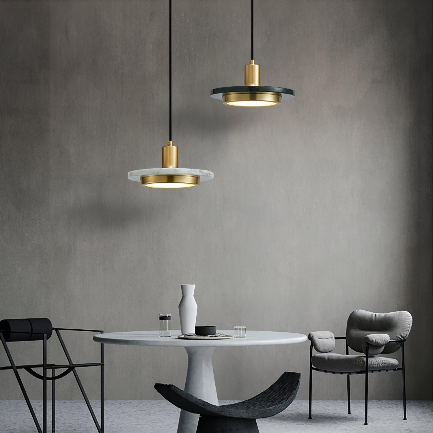 Double Circle Pendant Light - Letslighting