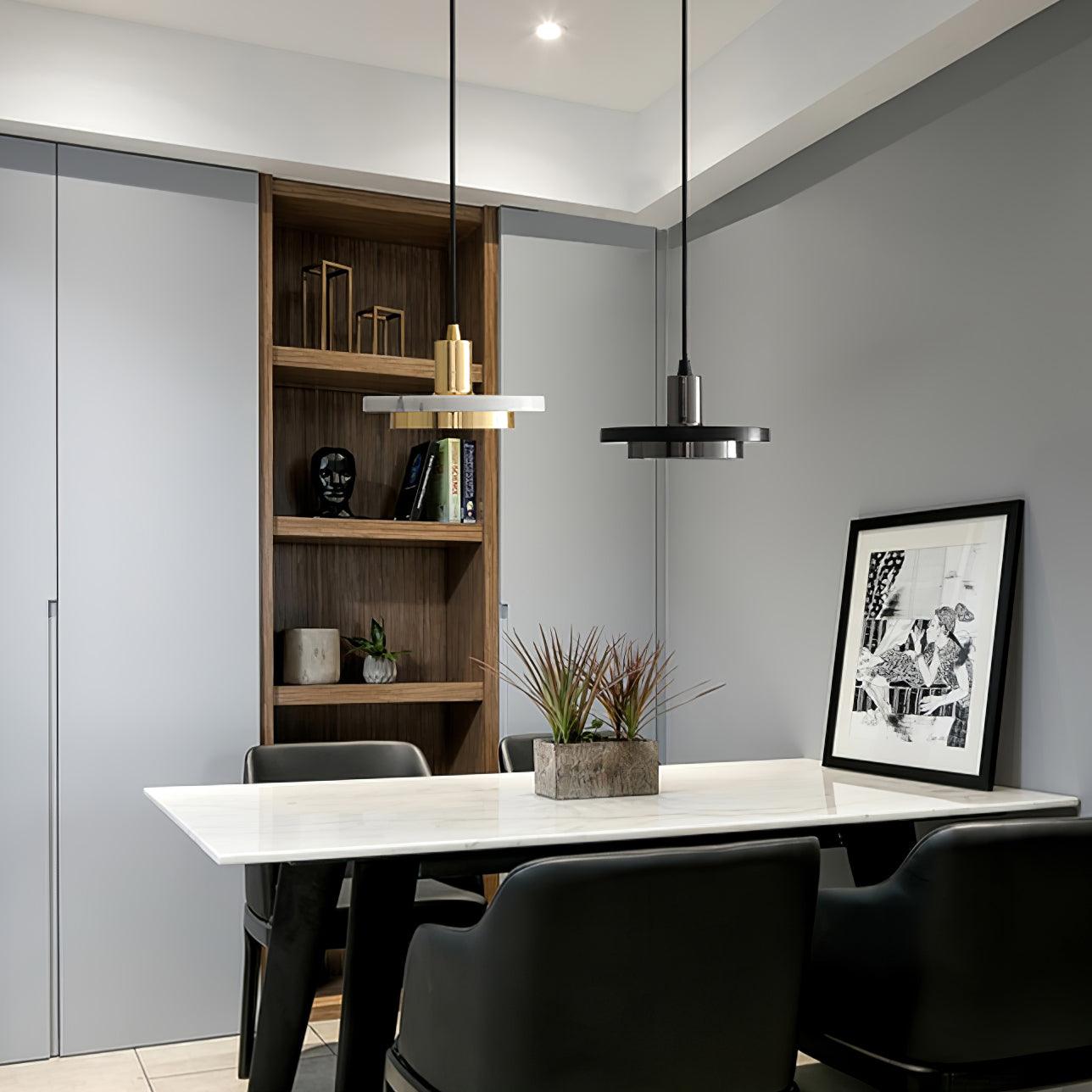 Double Circle Pendant Light - Letslighting