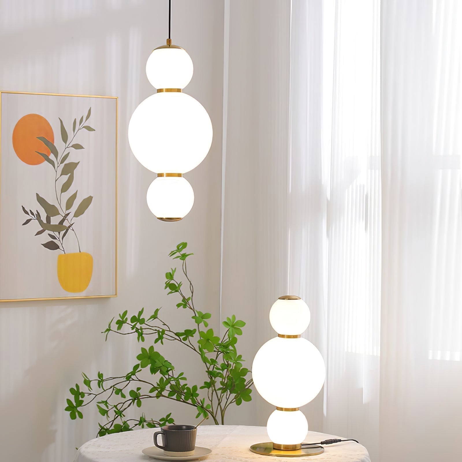 Double Globe Pendant Lamp - Letslighting