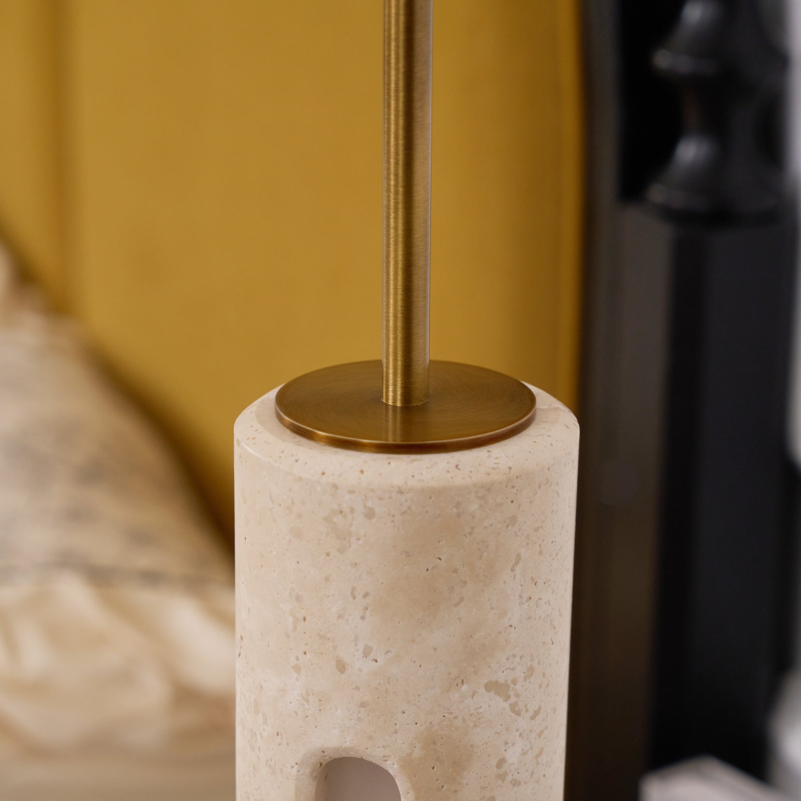 Elix Modern Minimalist Marble Glass Pendant Lamp - Lamp Copper