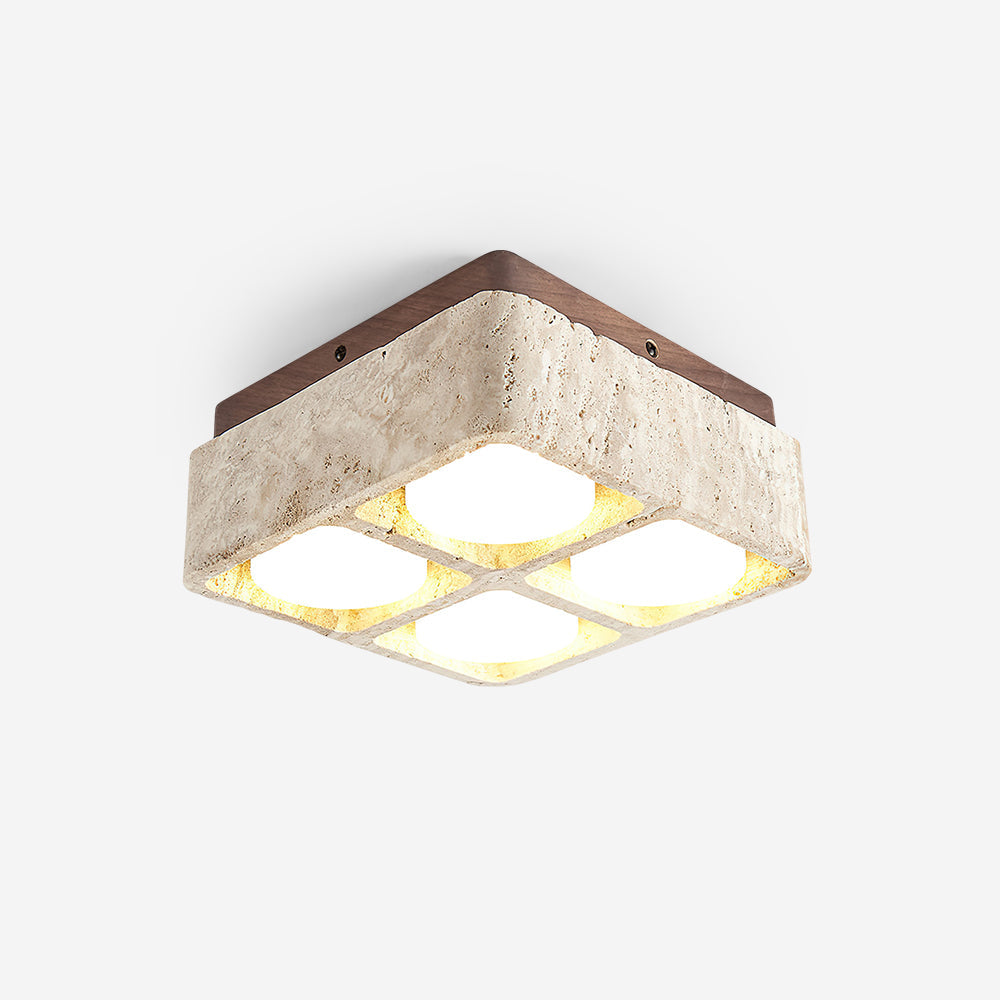 Ritta Ceiling Light Organic Rounded - Letslighting