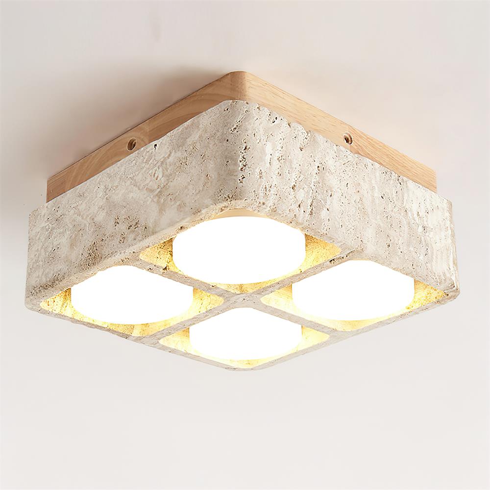 Ritta Ceiling Light Organic Rounded - Letslighting
