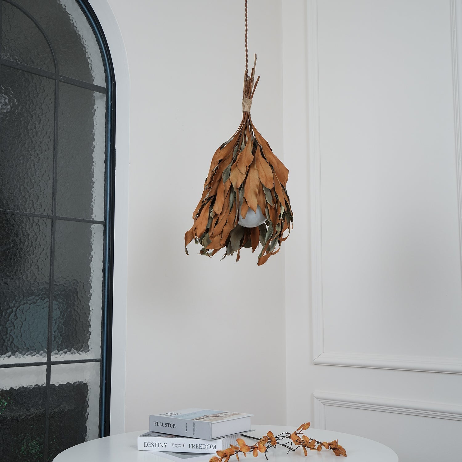 Dried Branch Leaf Pendant Lamp - Letslighting