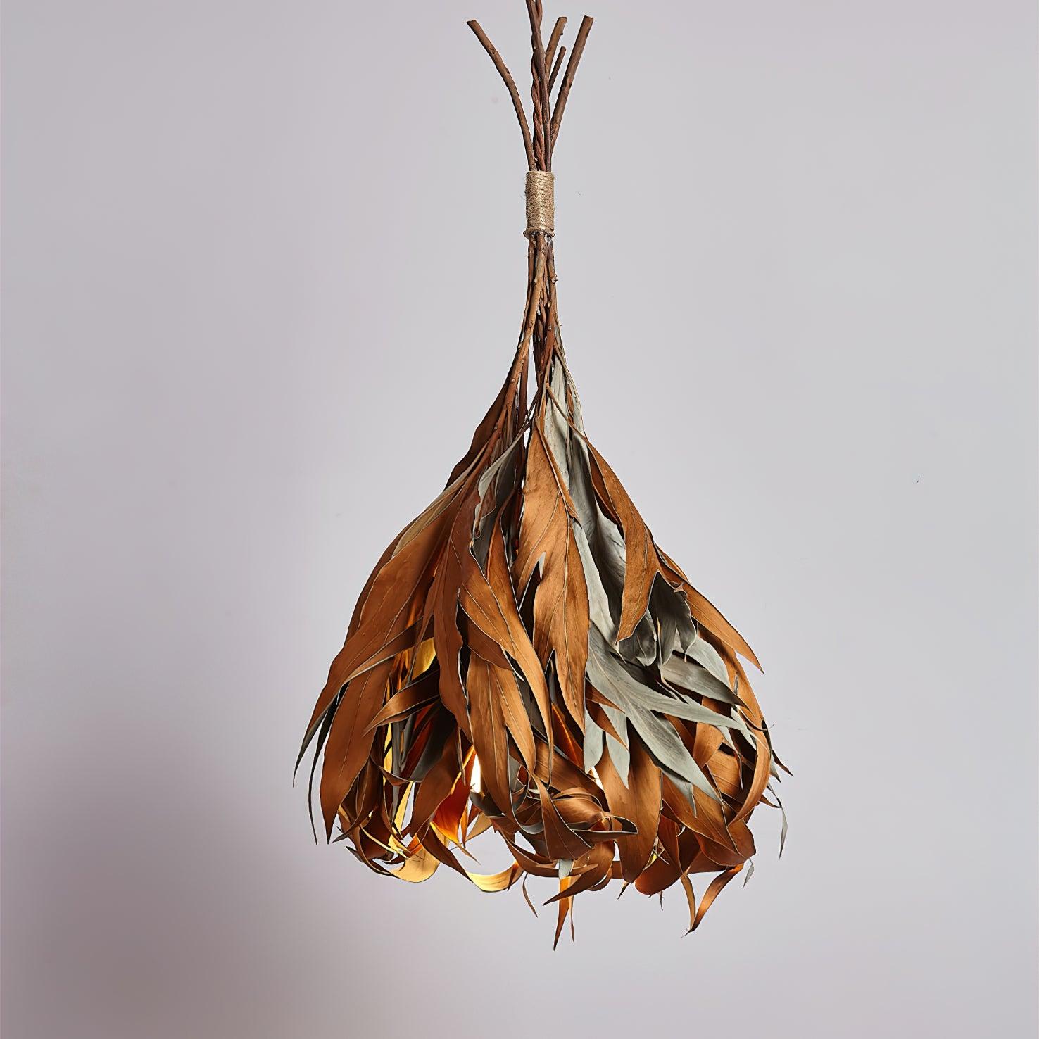 Dried Branch Leaf Pendant Lamp - Letslighting