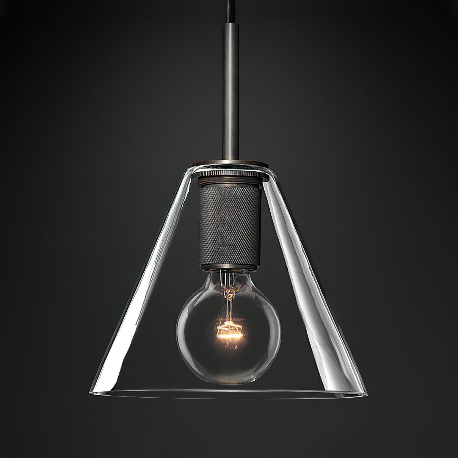 Pendant Lamp Brass Minimalist Metal Fixture for Dining or Kitchen - Letslighting
