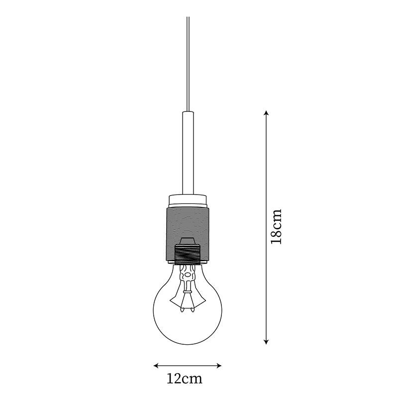 Pendant Lamp Brass Minimalist Metal Fixture for Dining or Kitchen - Letslighting