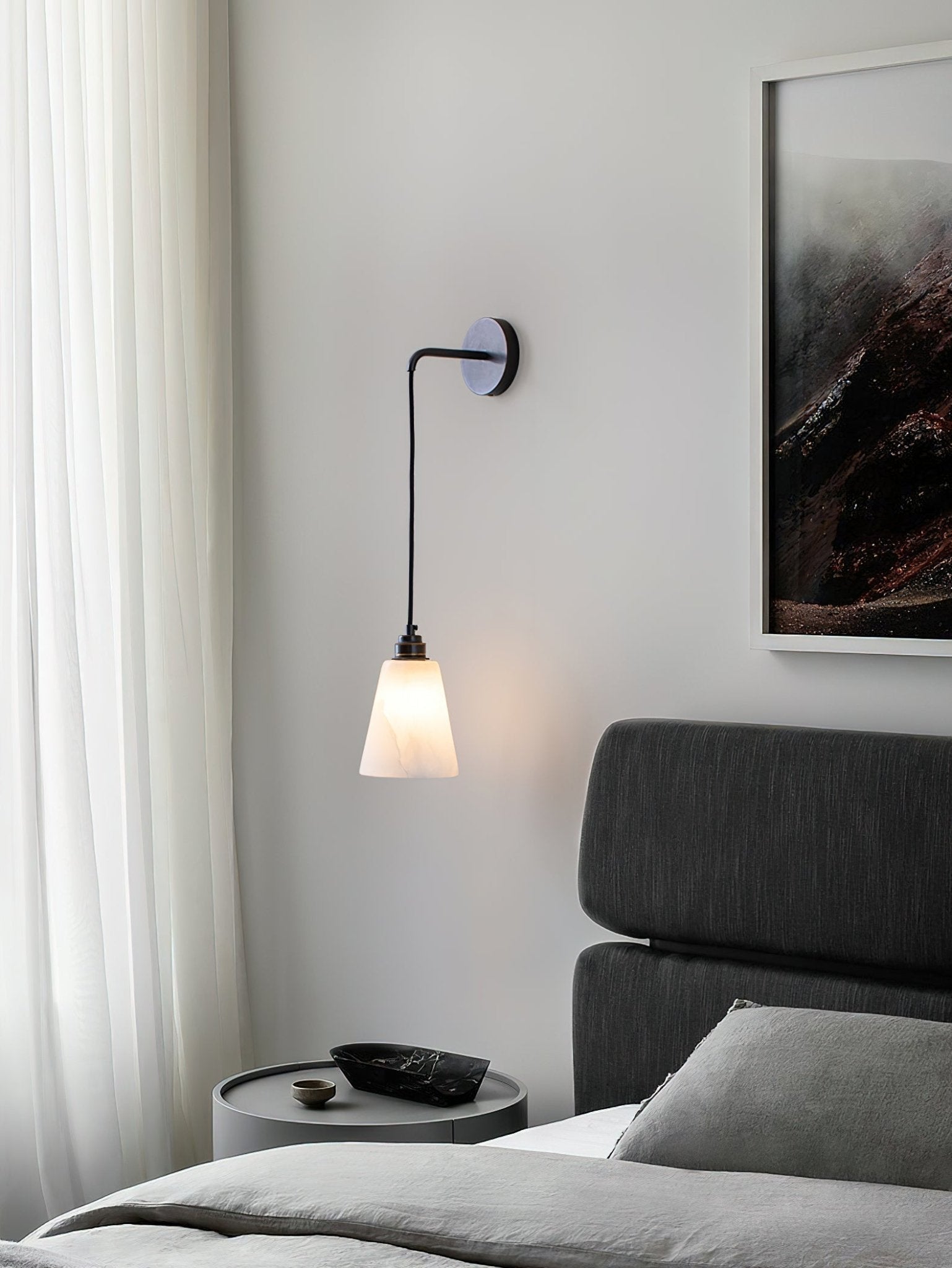 Alba Alabaster Wall Pendant Light - Letslighting
