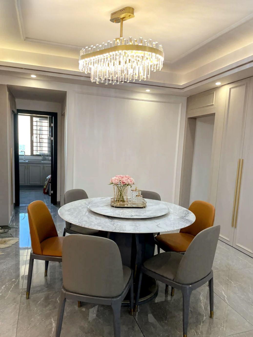 Drum Glass Chandelier - Letslighting