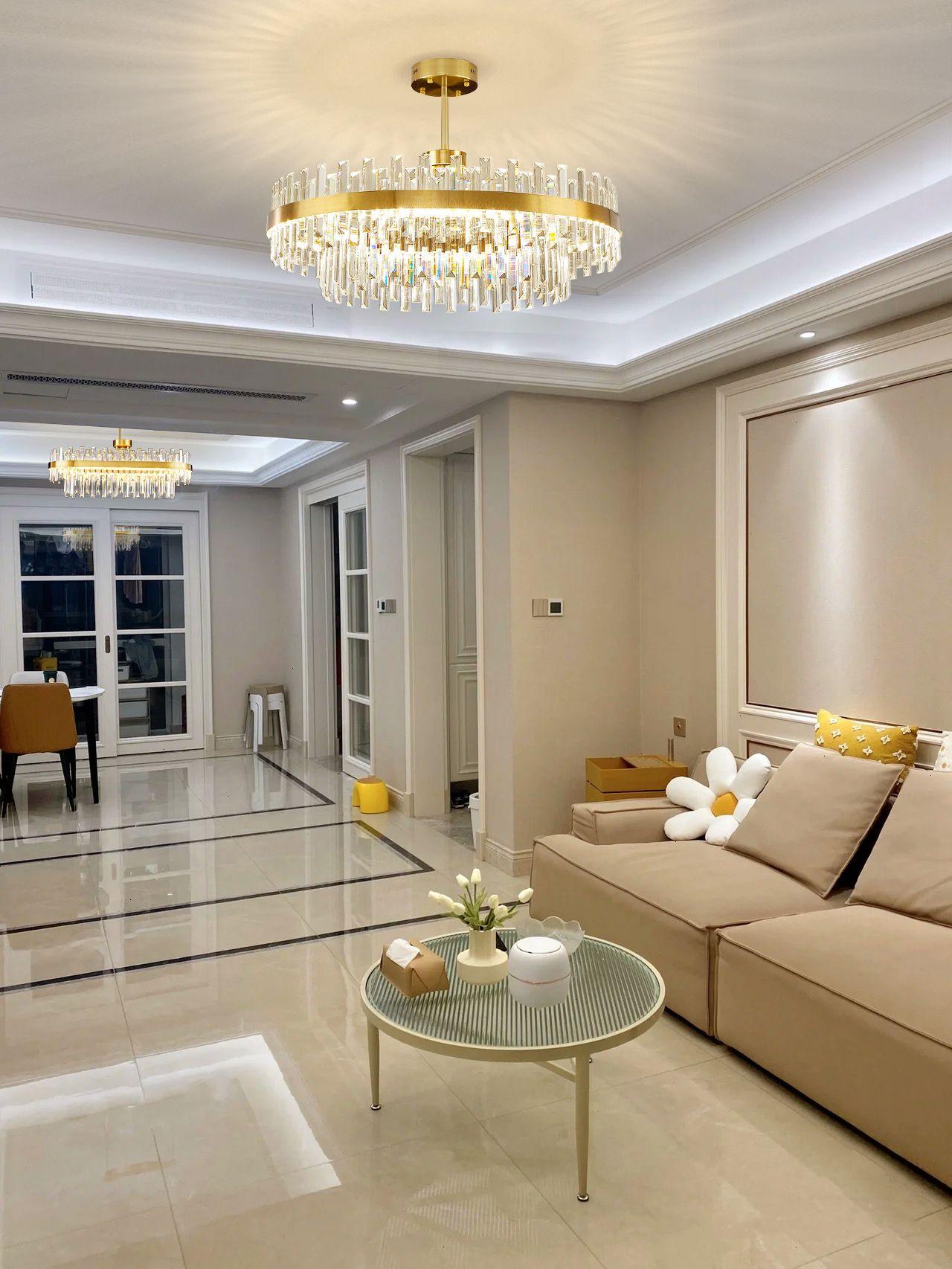 Drum Glass Chandelier - Letslighting