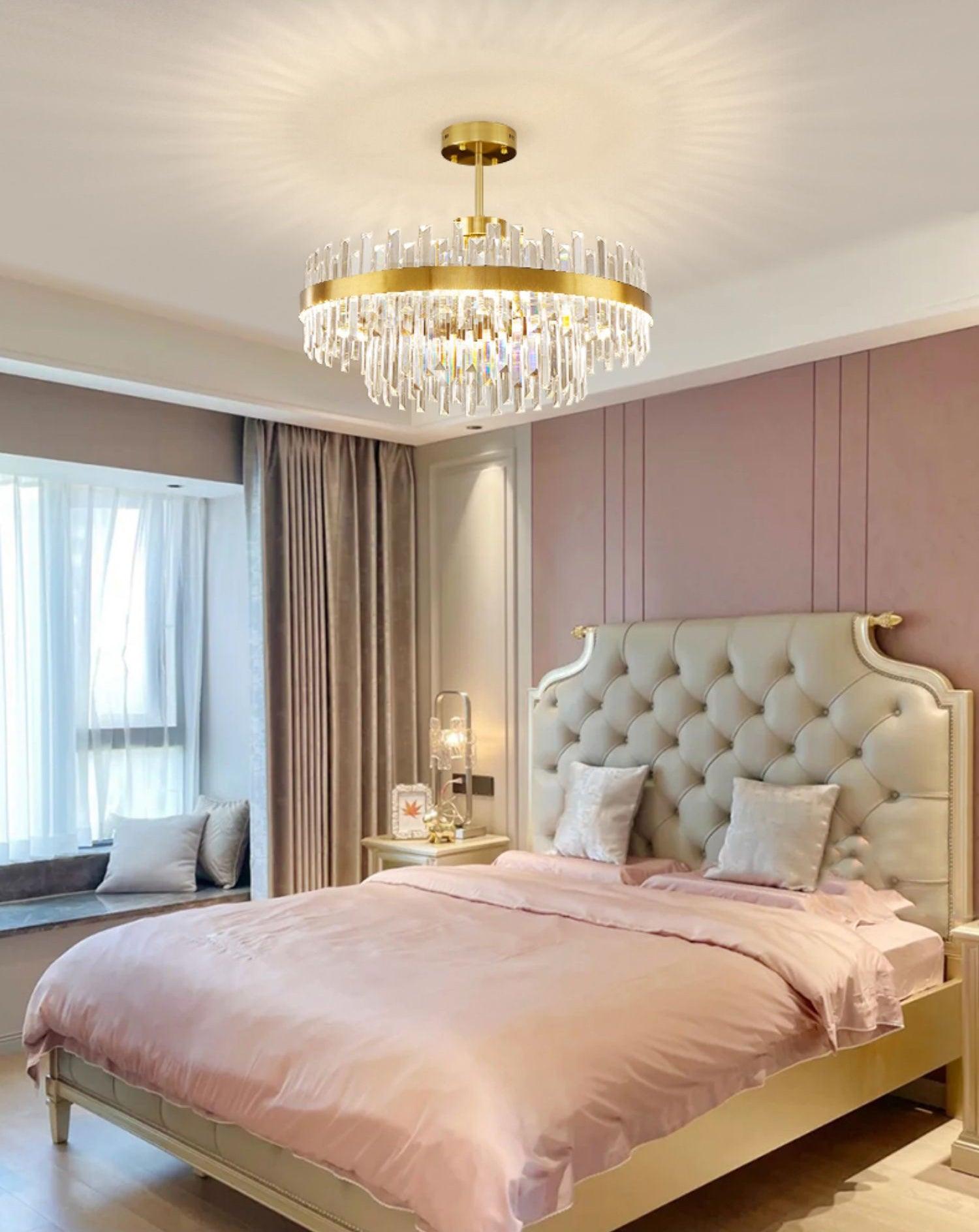 Drum Glass Chandelier - Letslighting