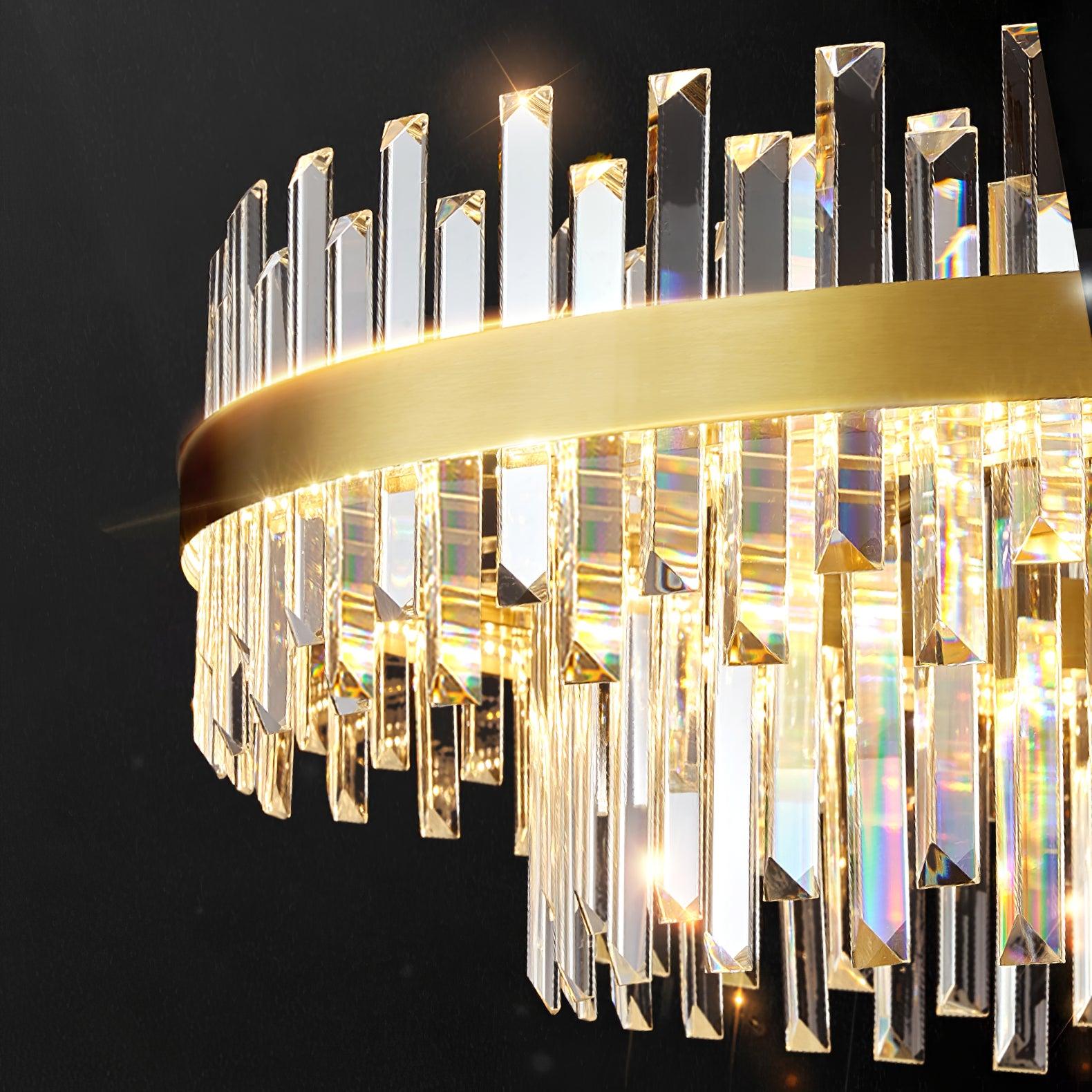 Drum Glass Chandelier - Letslighting
