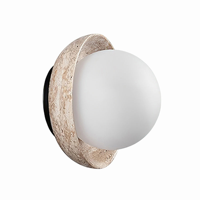 Weave Modern Minimalist Metal Glass Wall Lamp - Lamp Copper