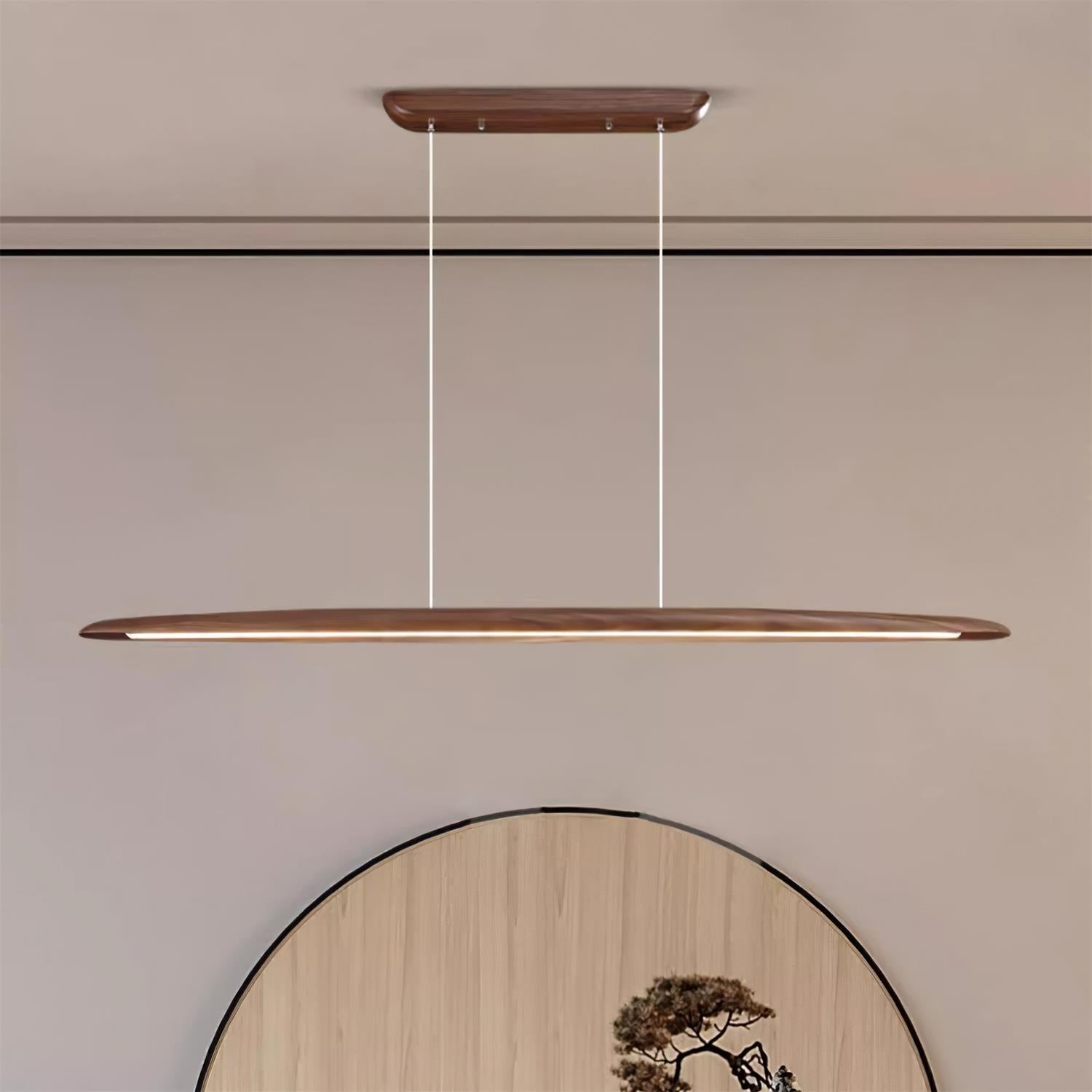 Duvane Minimalist Wooden LED Pendant Light - Letslighting