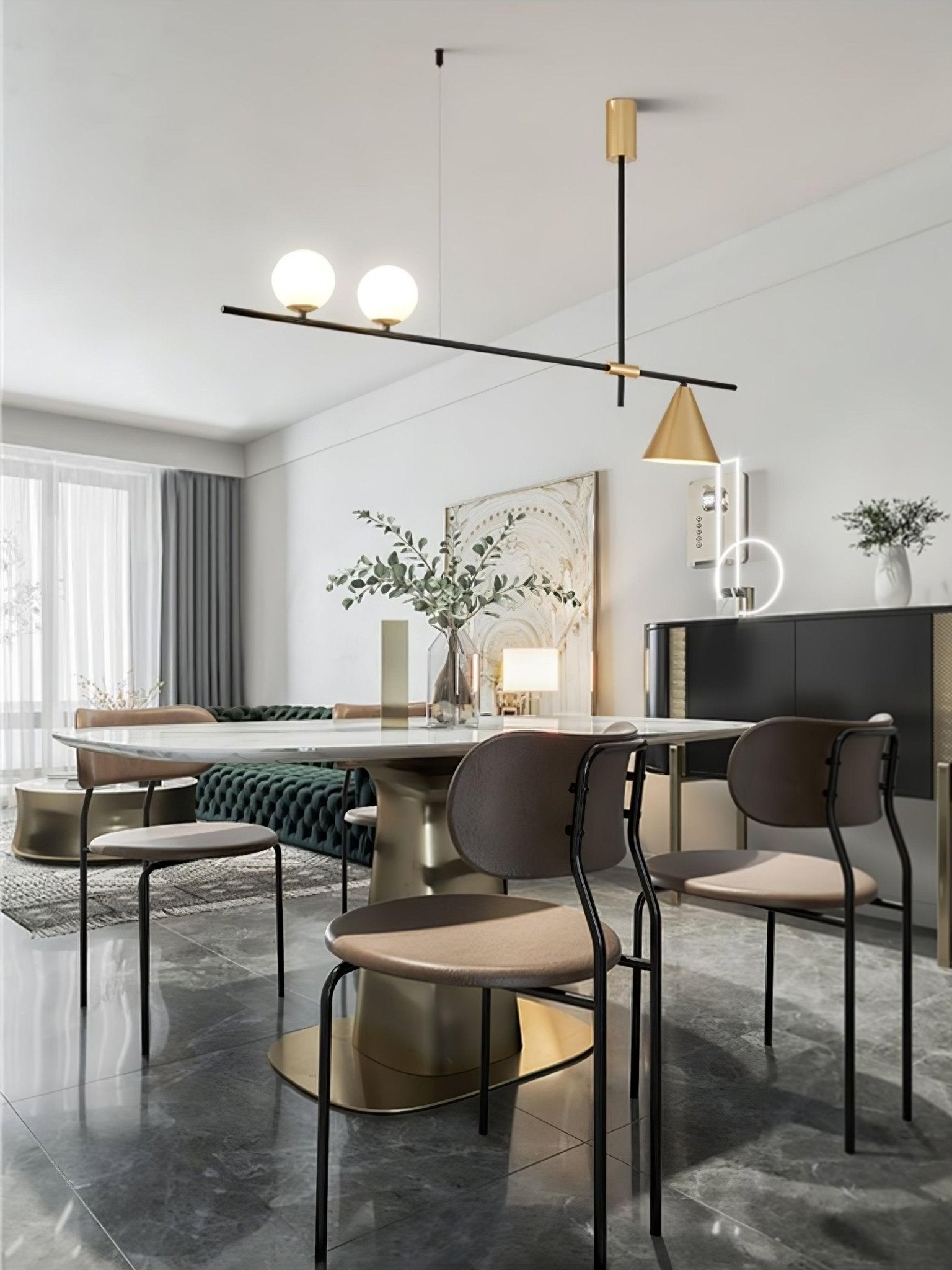 Eclipse Linear Suspension Light - Letslighting