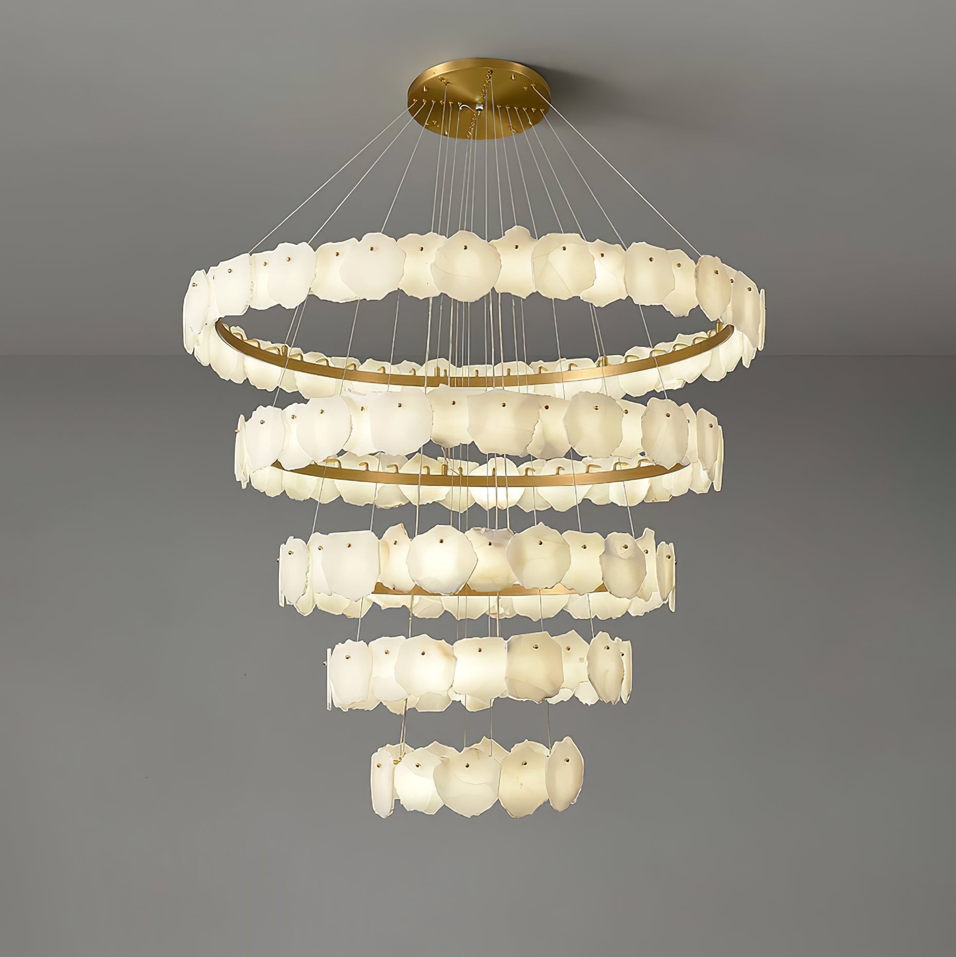 Selene Luxury Alabaster Chandelier - Letslighting