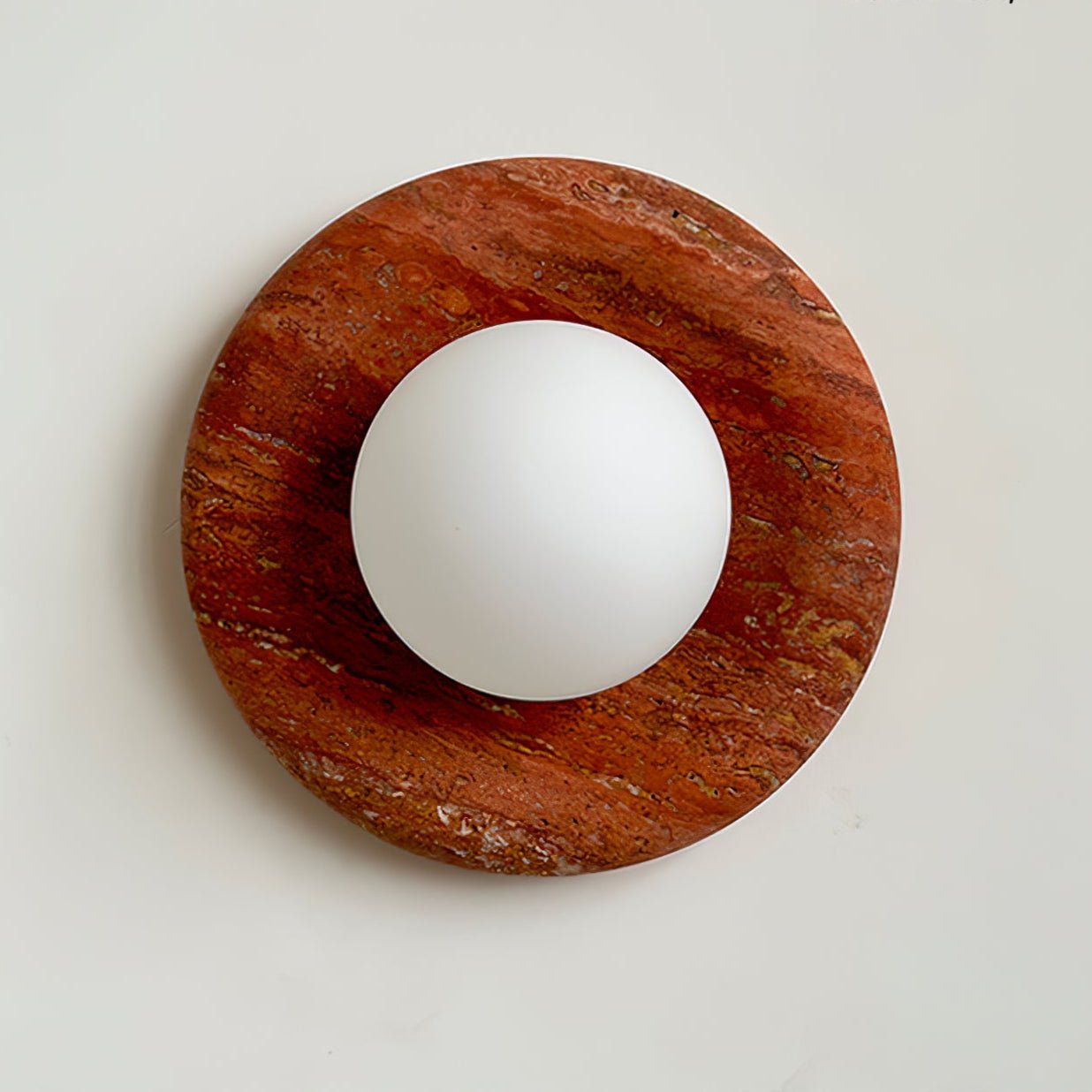 Amber Vintage Marble Wall Light - Letslighting