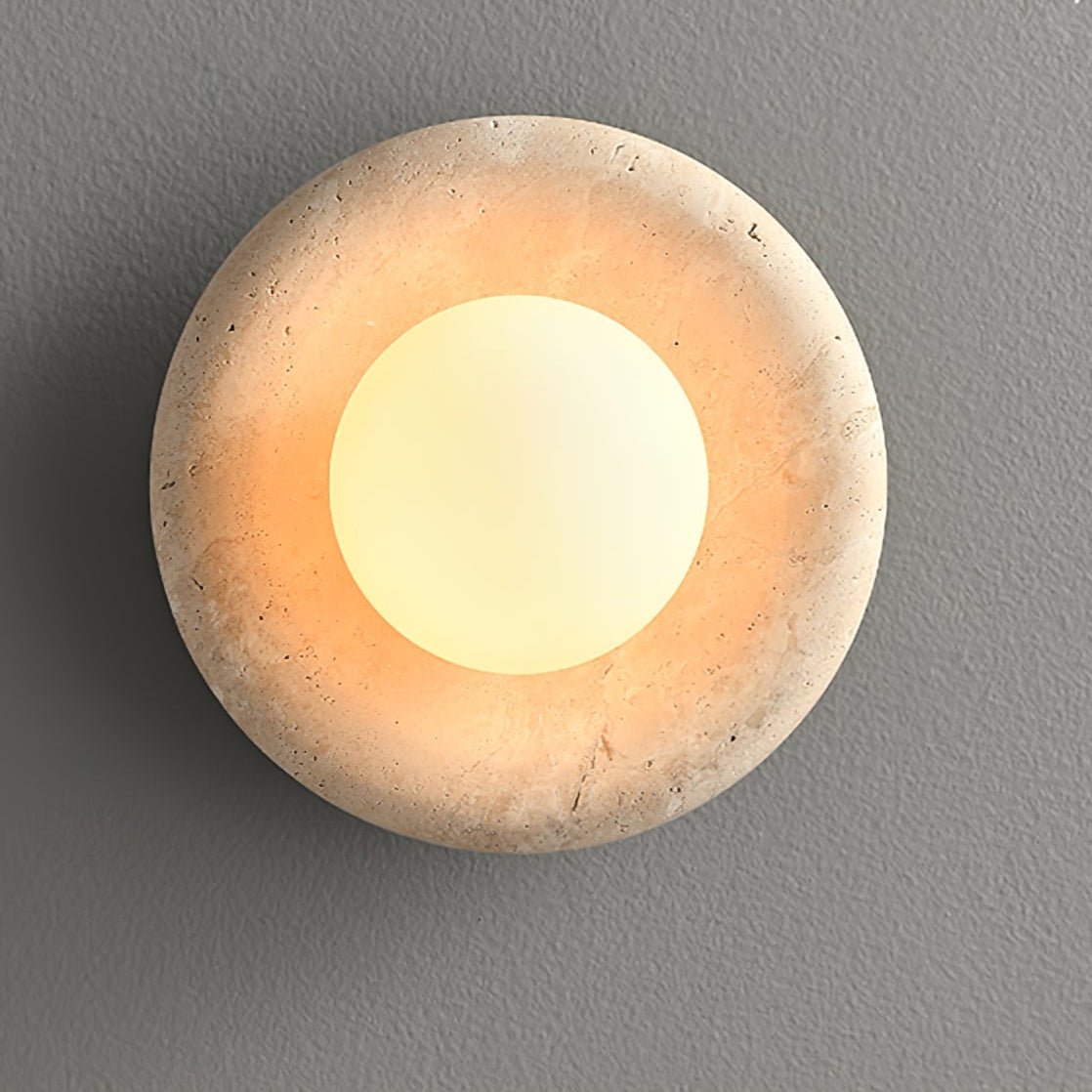 Amber Vintage Marble Wall Light - Letslighting