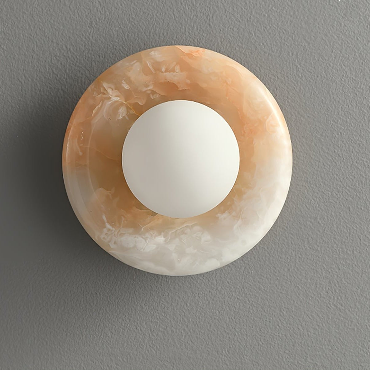 Amber Vintage Marble Wall Light - Letslighting