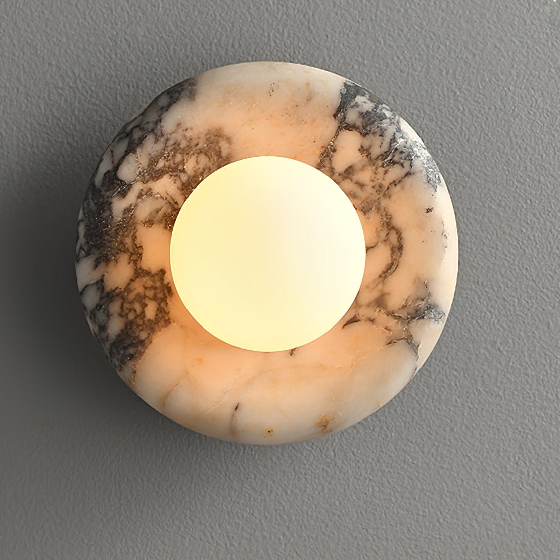 Amber Vintage Marble Wall Light - Letslighting