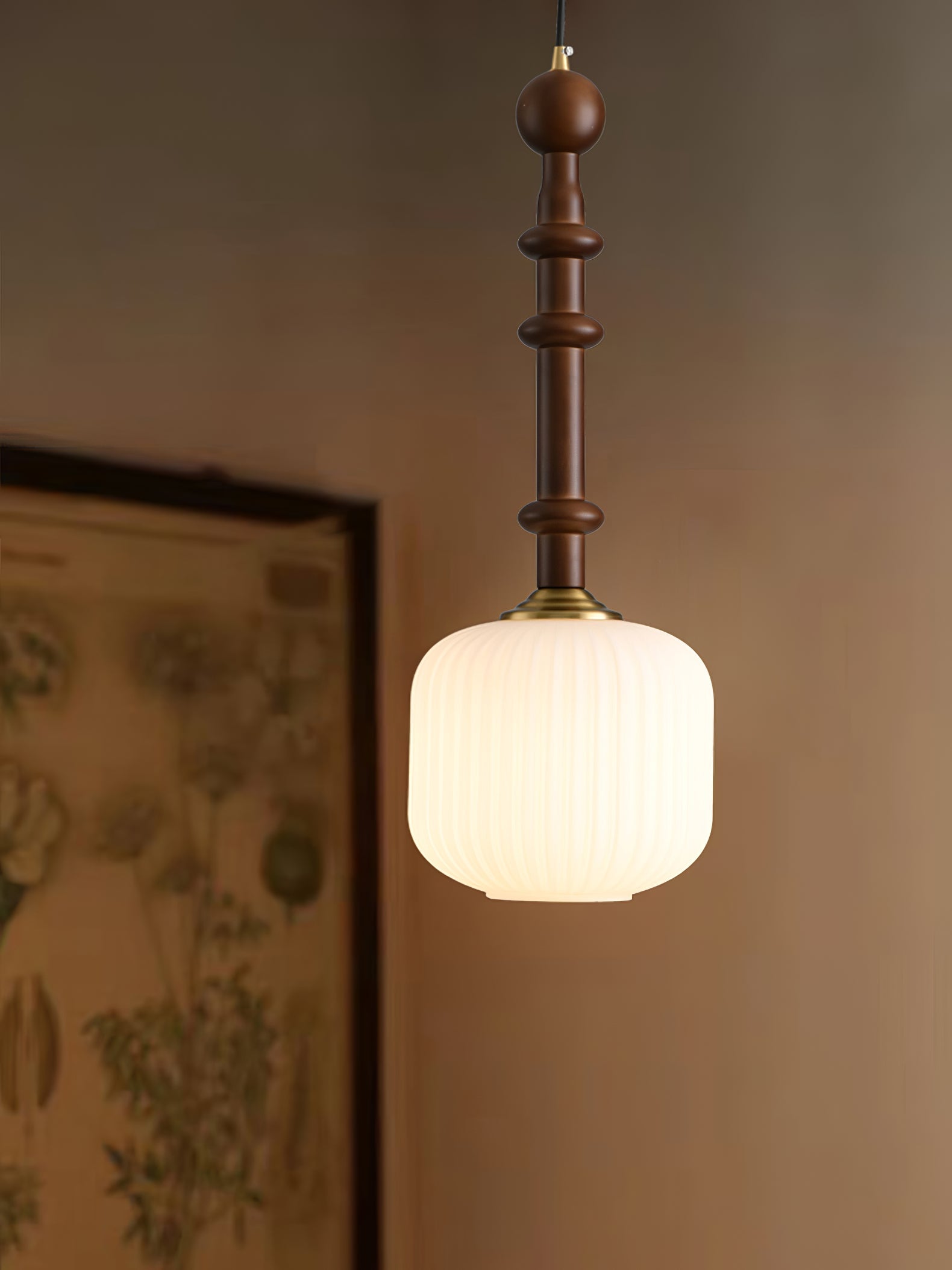 Edison Wood Pendant Light - Letslighting