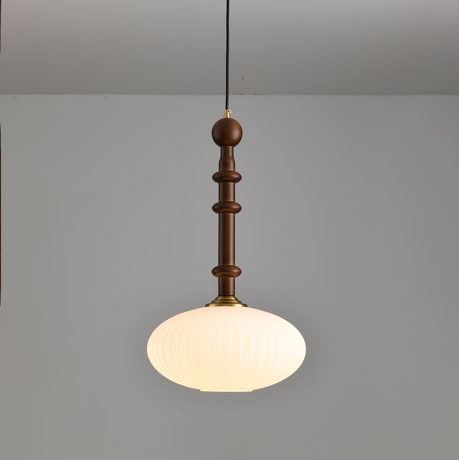 Edison Wood Pendant Light - Letslighting